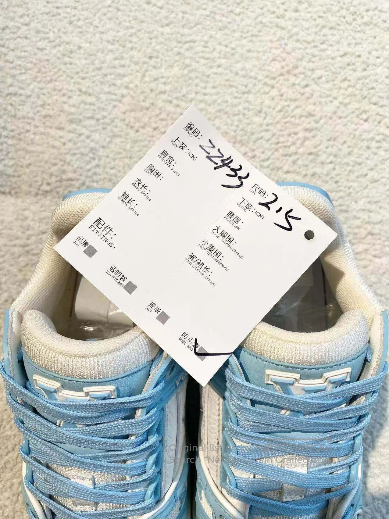 Louis Vuitton Louis Vuitton Size 2.5 Sky blue board shoes| Size US 6 / IT 36 - 9 Thumbnail