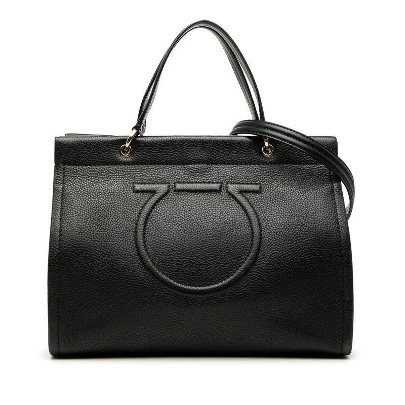 Salvatore Ferragamo Salvatore Ferragamo Gancini Handbag Black Size ONE SIZE - 1 Thumbnail