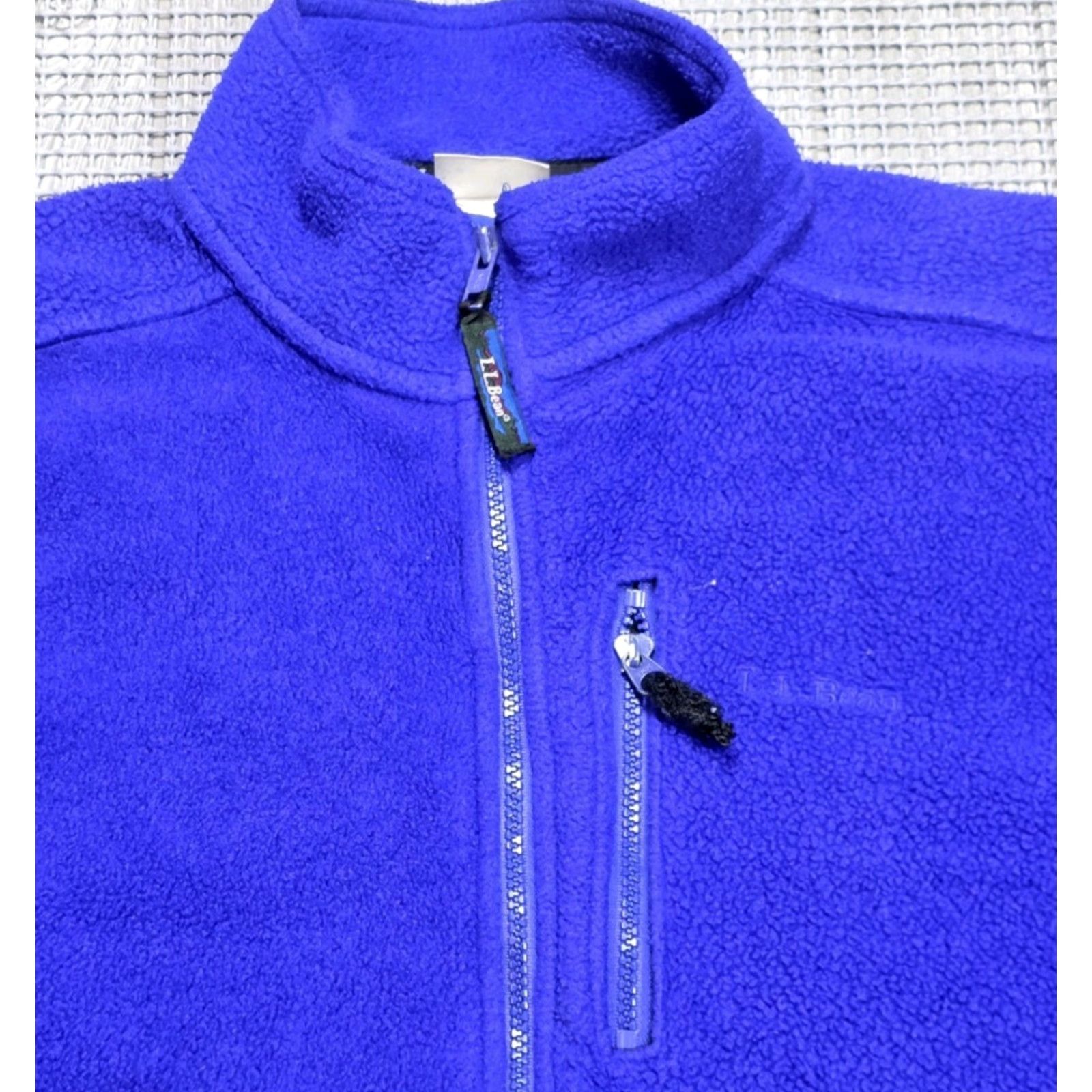 Vintage VINTAGE LL Bean Jacket Men L Blue Zip Up Pockets Fleece Logo Coat USA Made Boxy 90s Site: House of 620 Size US L / EU 52-54 / 3 - 3 Thumbnail