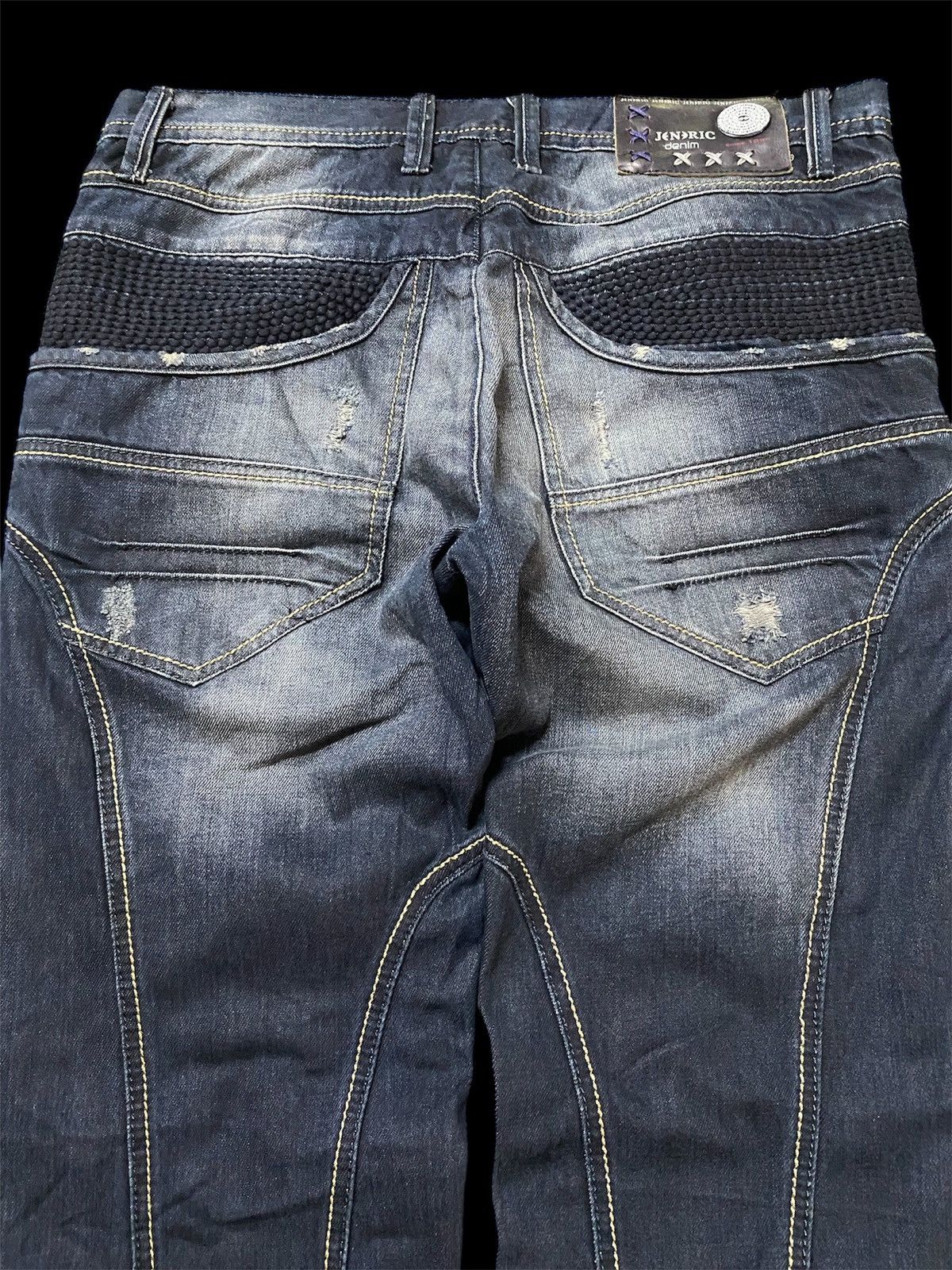 Japanese Brand × Tornado Mart Japanese Jeneric Bondage Bikers Distressed Denim @43 Size US 34 / EU 50 - 8 Thumbnail