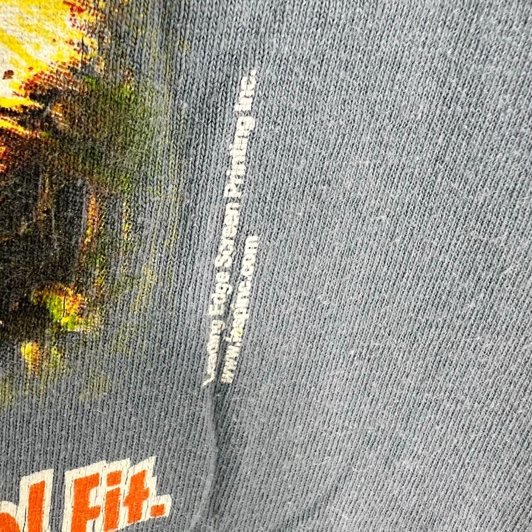Gildan Gildan Atlantic Construction Tiger Shirt Adult L Blue Short Sleeve Crew Neck Cotton T-Shirt Men Tiger Animals 90s Theme? (note: ensure no N/A) Size US L / EU 52-54 / 3 - 4 Thumbnail