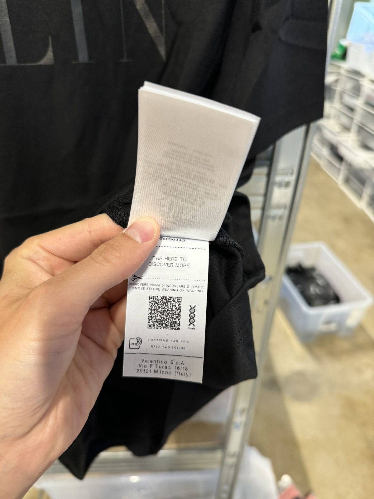 Valentino Valentino VLTN Logo T-Shirt 600$ new Size US XXL / EU 58 / 5 - 3 Thumbnail