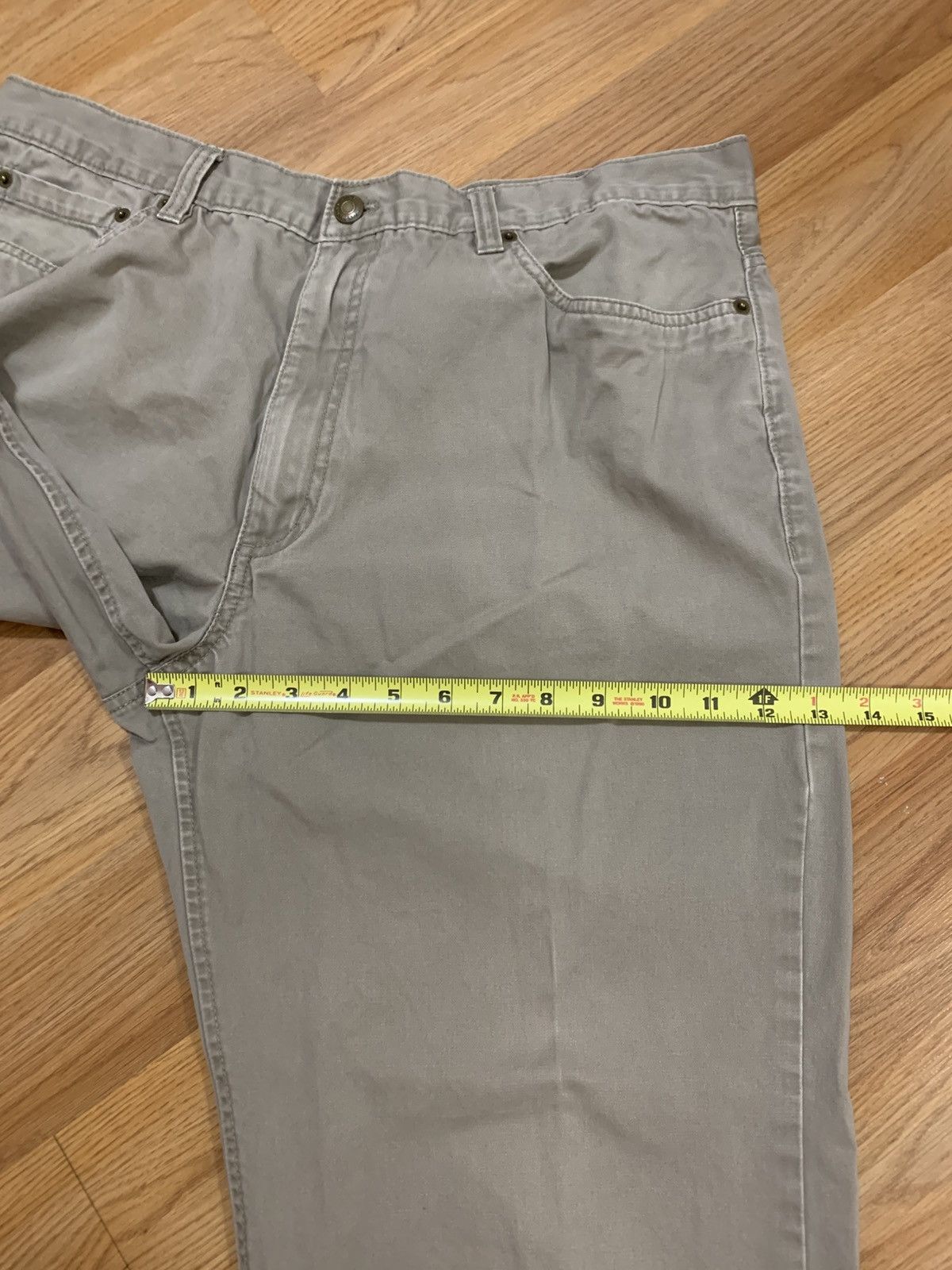 Van Heusen × Vintage 36x29 - Van Heusen 5-Pocket Flat Front Baggy Fit Faded Jean Size US 36 / EU 52 - 8 Thumbnail
