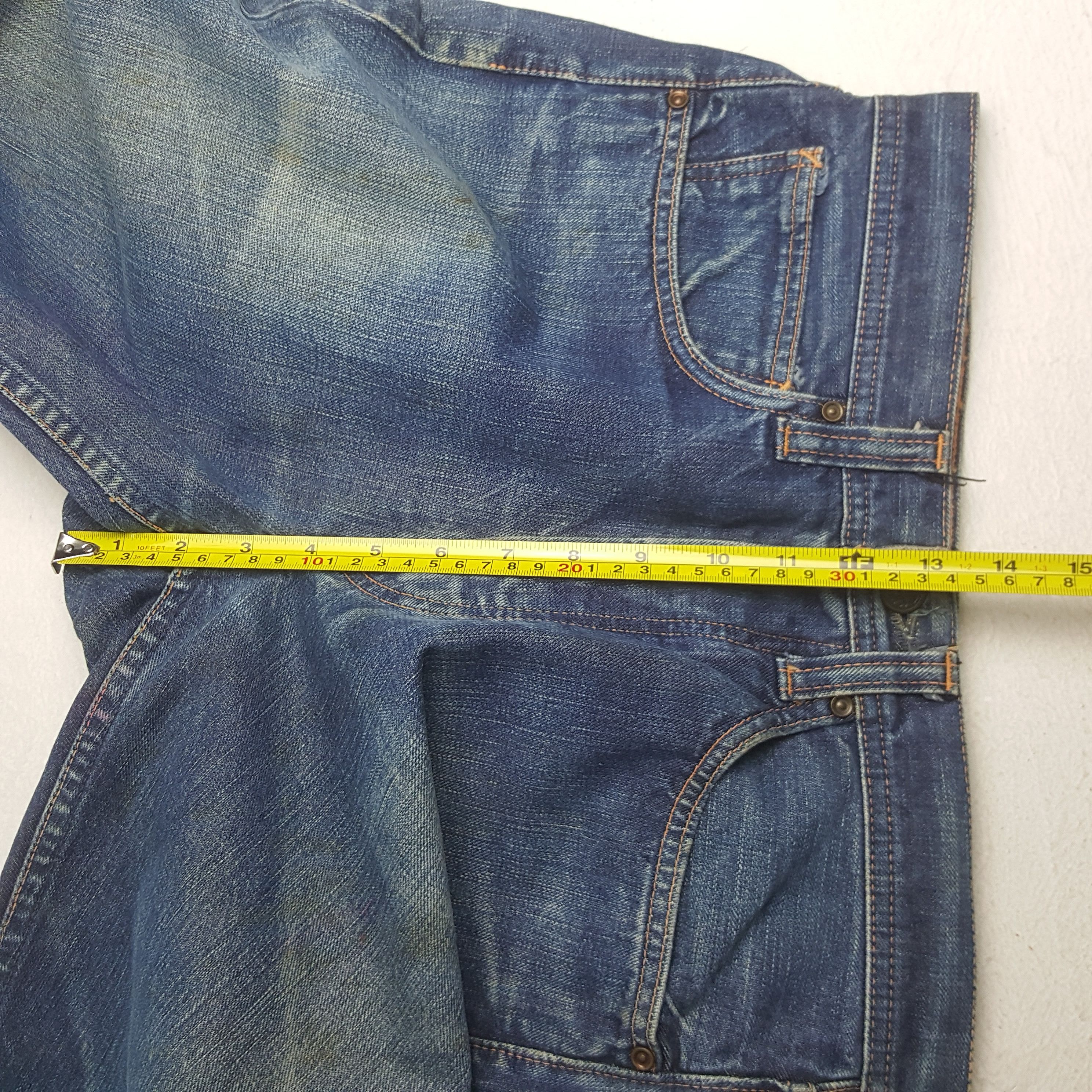 Japanese Brand Vintage Head Light Japanese Brand Denim Jeans RR13 Size US 30 / EU 46 - 8 Thumbnail