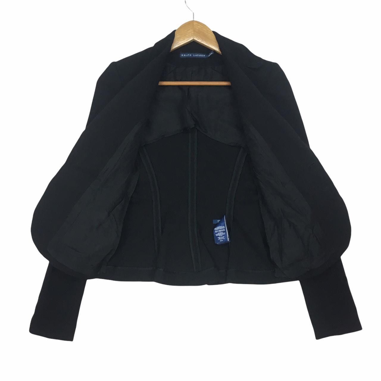 Ralph Lauren Vtg RALPH LAUREN Black Jacket Blazer Size S / US 4 / IT 40 - 2 Thumbnail