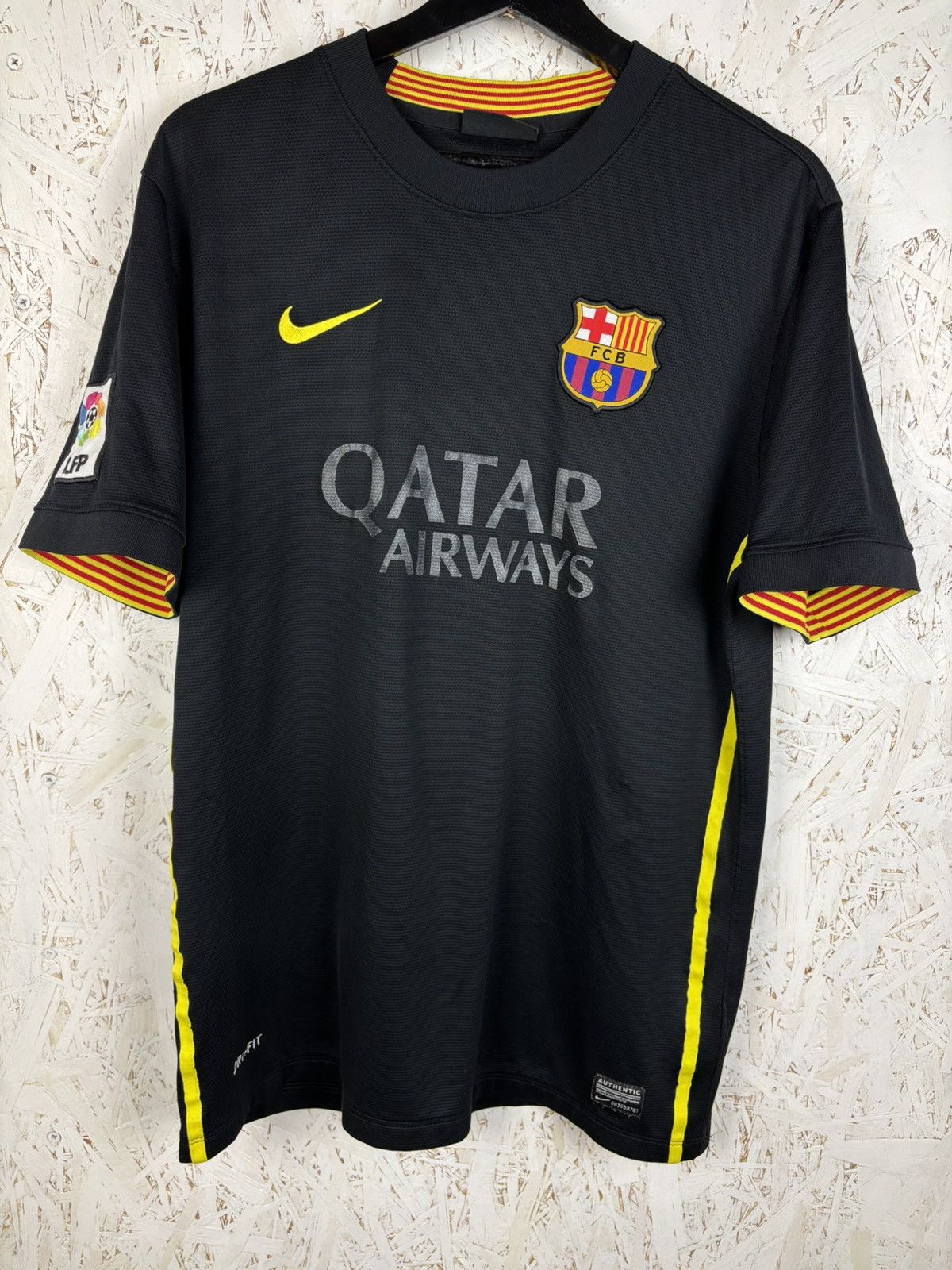 Nike FC Barcelona 2013/14 Third Kit Soccer Football Jersey L