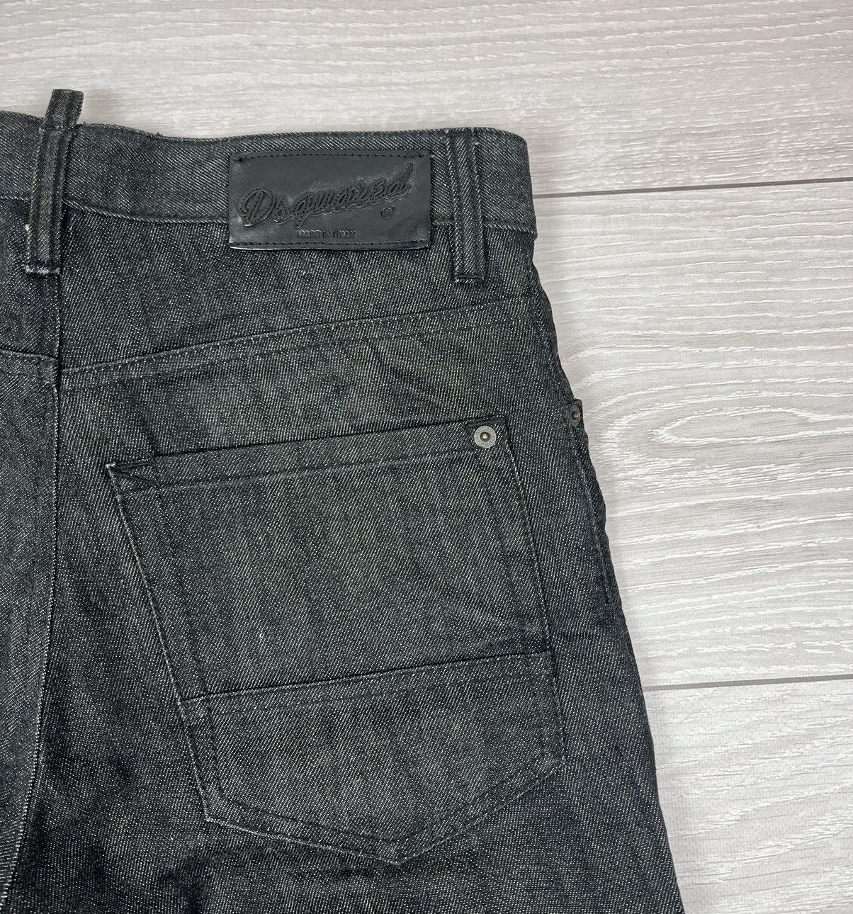 Dsquared2 Dsquared2 Vintage Black Cotton Slim Biker Denim Pants Size US 30 / EU 46 - 11 Thumbnail