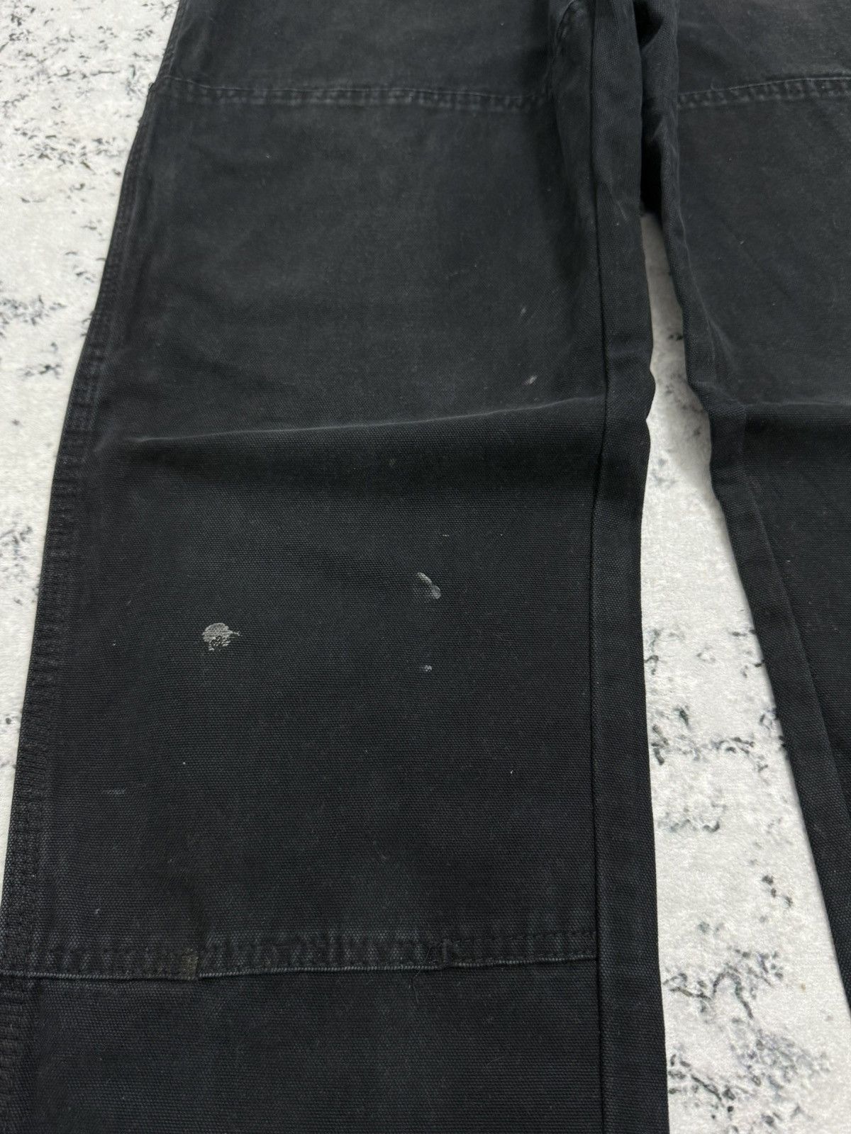 Dickies Y2K Dickies Faded Black Double Knee Distressed Workwear Size US 30 / EU 46 - 9 Thumbnail