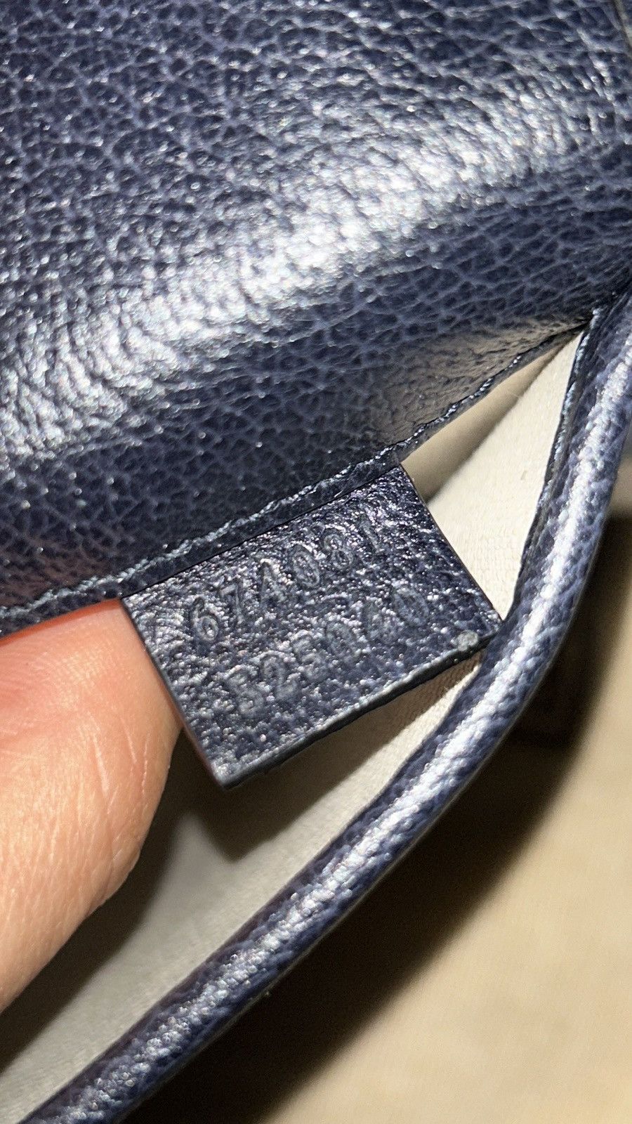 Gucci GUCCI GG Supreme Monogram Web Belt Bag 90 36 Beige Navy Size ONE SIZE - 6 Thumbnail