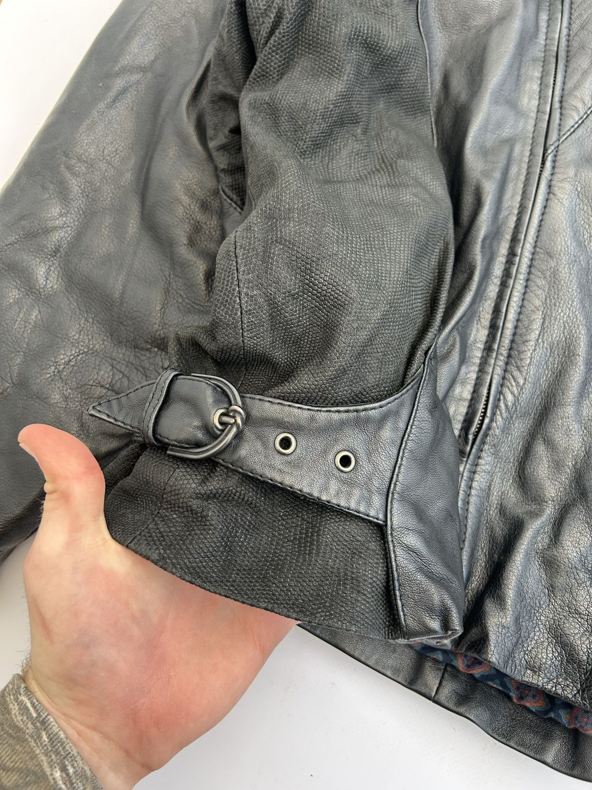 Other Robert Maxwell Asymmetrical Leather Jacket Size US M / EU 48-50 / 2 - 2 Thumbnail