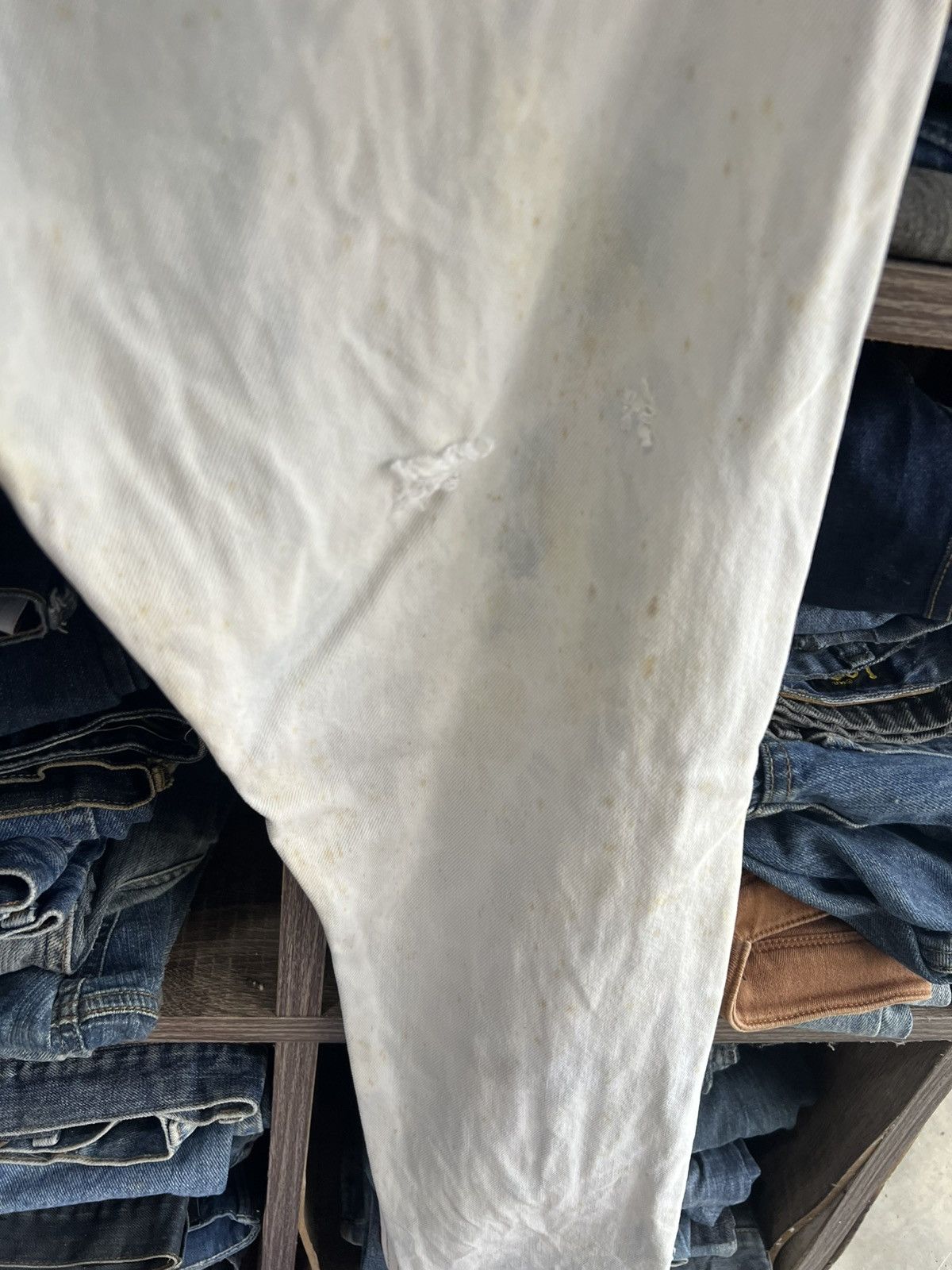 Levi's 🔥Vintage Levis 6501 Distressed Denim Size 28" / US 6 / IT 42 - 14 Thumbnail