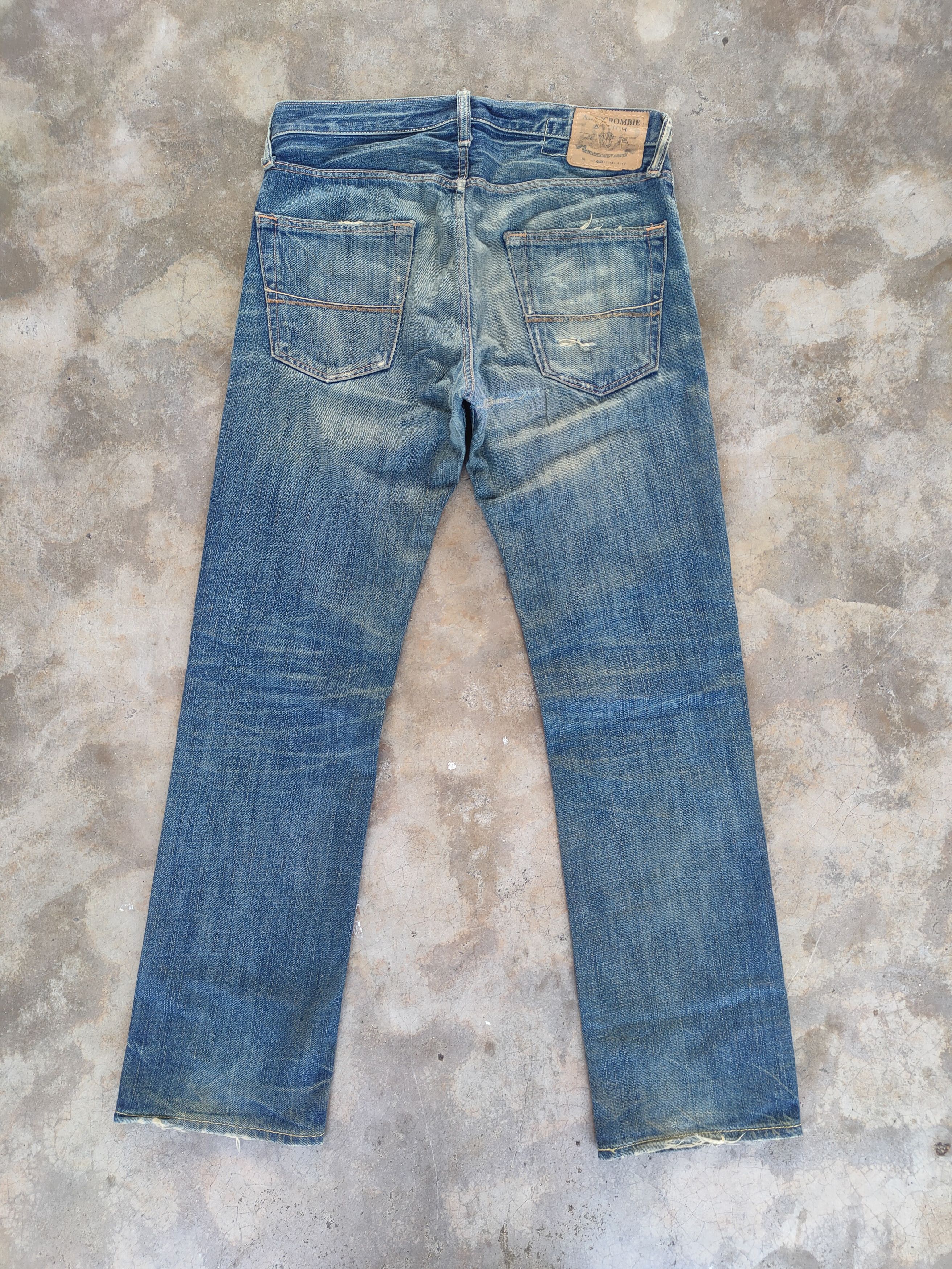 Abercrombie & Fitch VINTAGE ABERCROMBIE FLARE RUSTY FADED JEANS DENIM PANTS Size US 34 / EU 50 - 10 Thumbnail