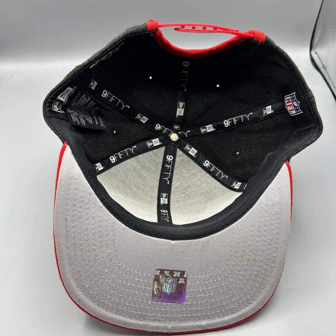 New Era Kansas City Chiefs Hat Men Black Red Embroidered Snap Back Size ONE SIZE - 2 Thumbnail