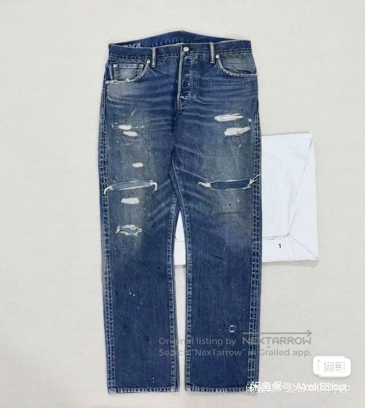 Visvim Visvim Dry4 Social Sculpture Denim. Size US 26 / EU 42 - 1 Thumbnail