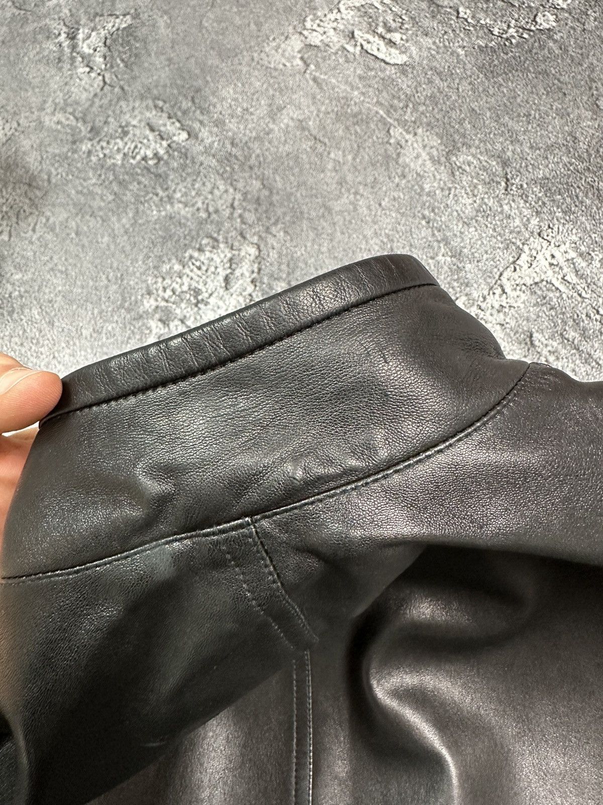 Vintage × Zilli Super RARE Zilli for Stephan Kelian leather oversized jacket Size US M / EU 48-50 / 2 - 21 Thumbnail