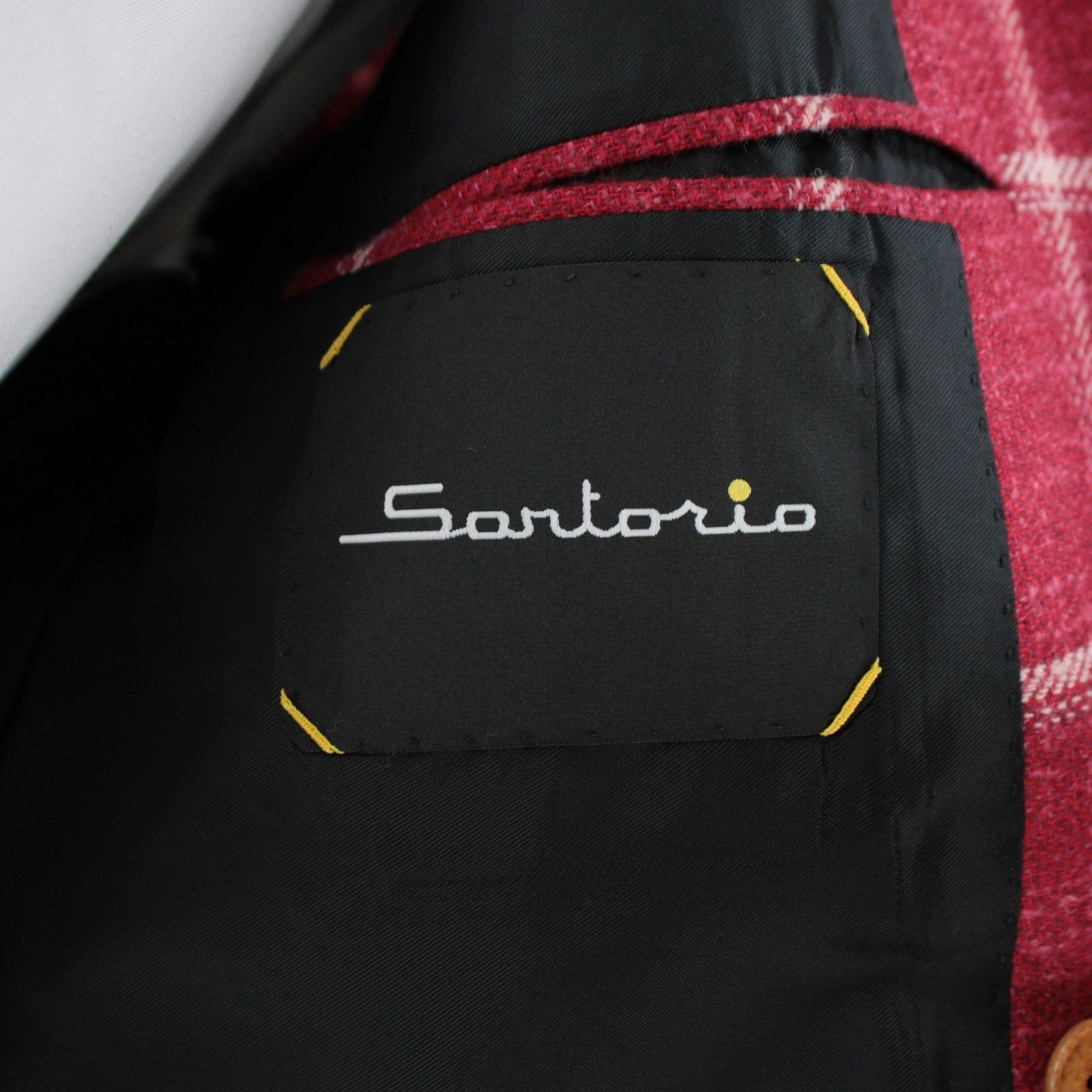 SARTORIO Sartorio Sport Coat Size 38 Regular US in Red Size 38R - 7 Thumbnail