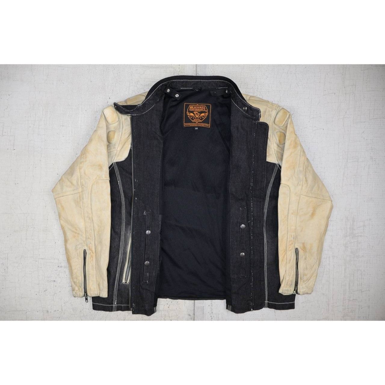 Vintage Milwaukee Leather Classic Denim Jacket w/ Gun Pockets Black Size US XXL / EU 58 / 5 - 5 Thumbnail