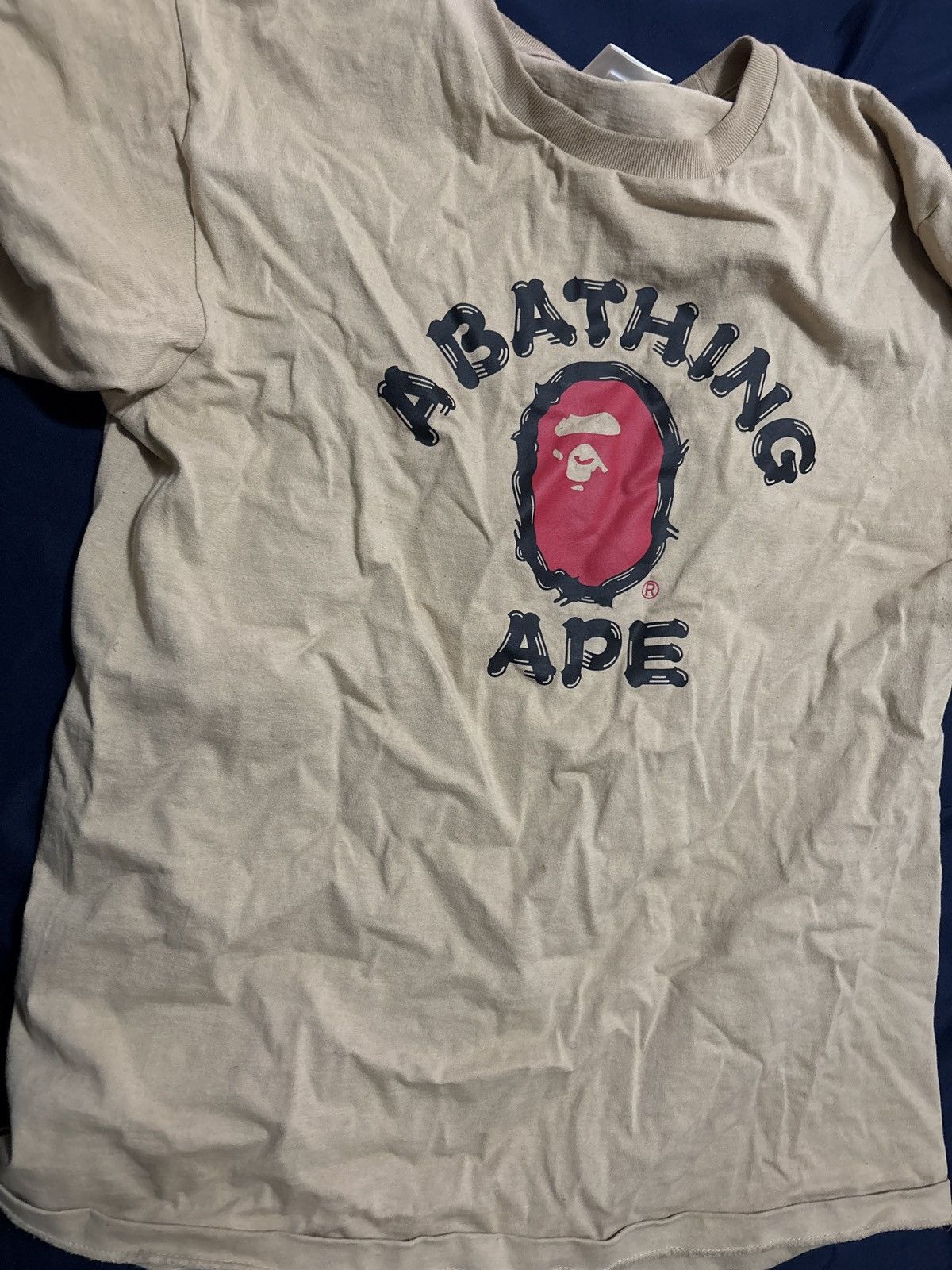 Bape Brush College Tee Size US L / EU 52-54 / 3 - 1 Thumbnail