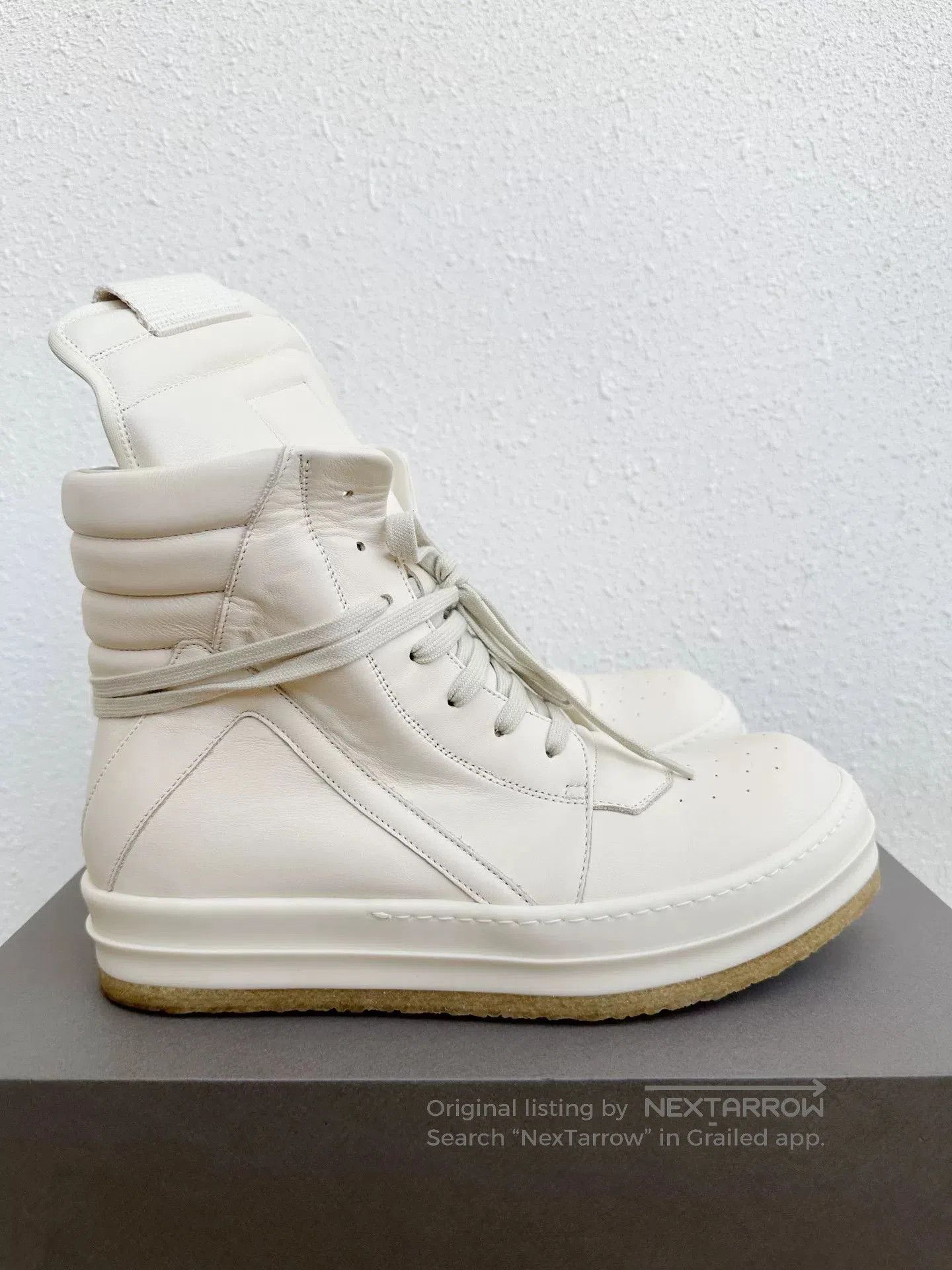 Rick Owens Rick Owens Milk White Thick Sole 43. Size US 10 / EU 43 - 3 Thumbnail