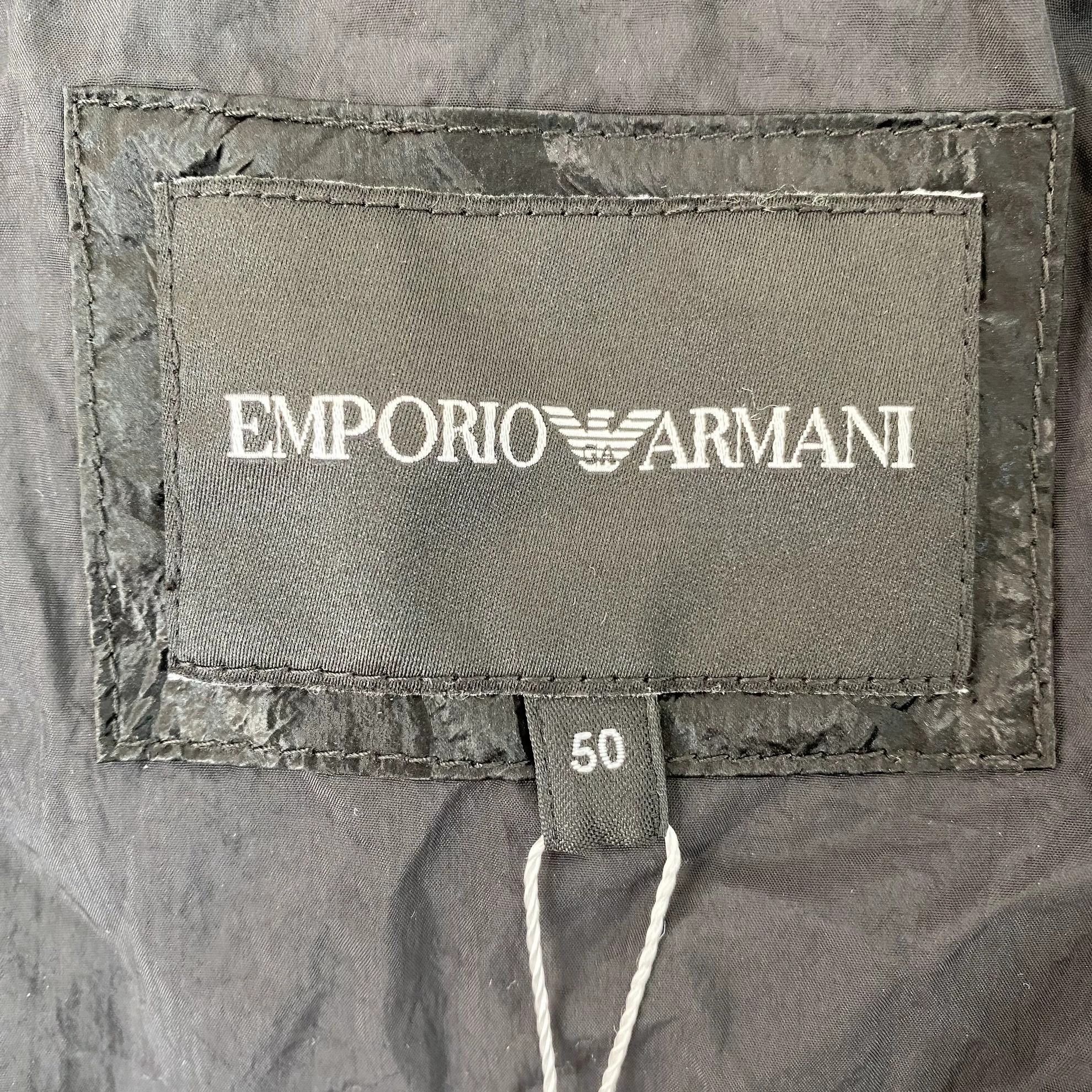Emporio Armani Emporio Armani lightweight black jacket 50 Size US M / EU 48-50 / 2 - 7 Thumbnail