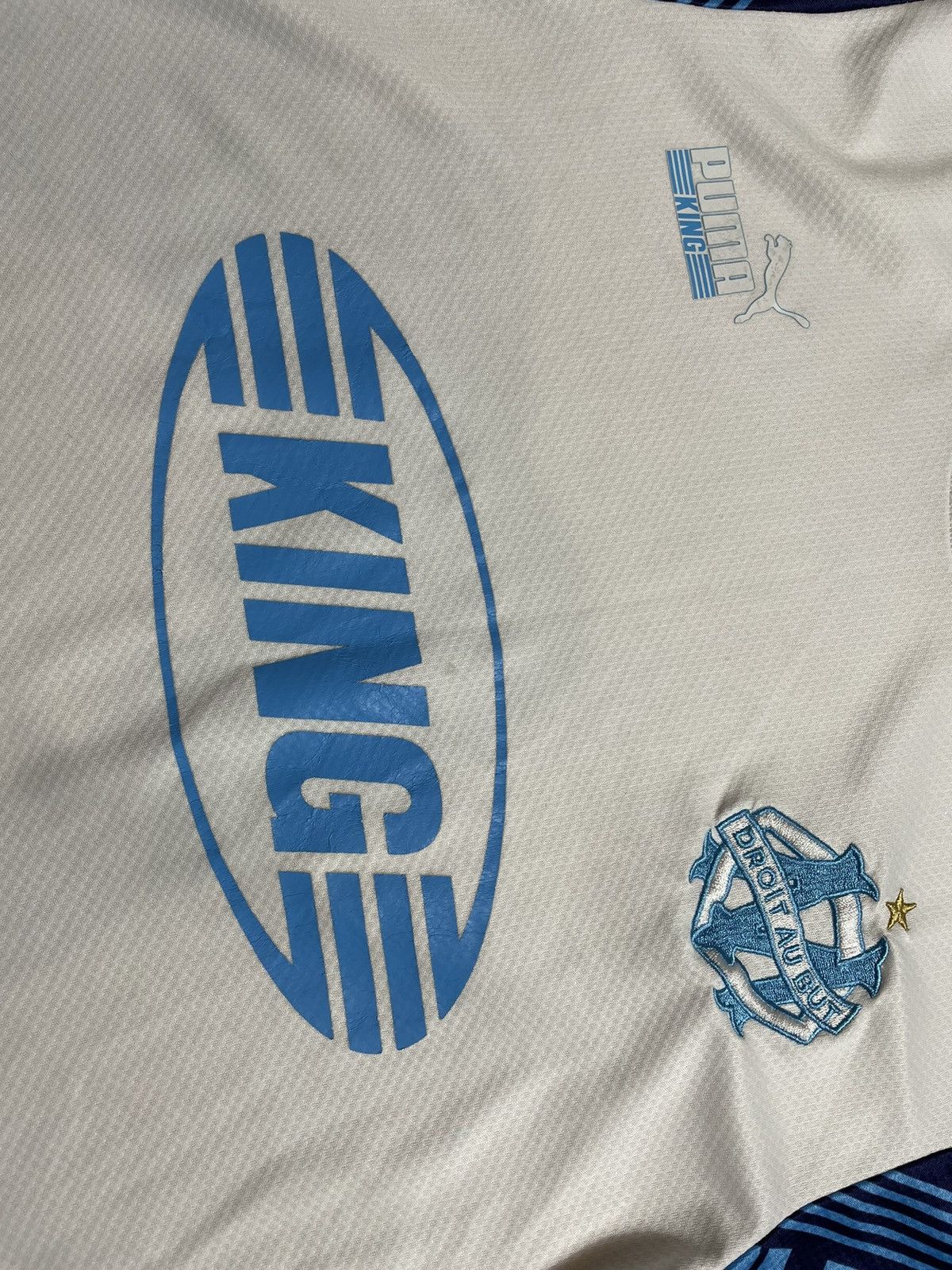 Puma × Vintage Vintage Puma Marseille Olympique King Y2K Soccer Jersey Size US M / EU 48-50 / 2 - 7 Thumbnail