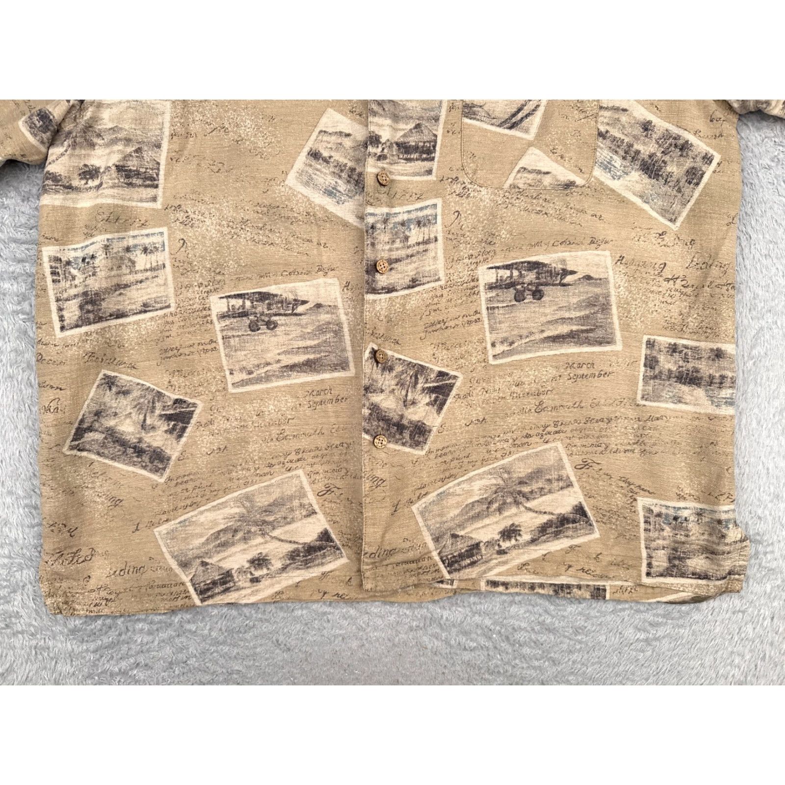 Vintage VINTAGE Batik Bay Shirt Men 2XL Beige Floral Silk Button-Up Hawaiian Resort Vacation Aloha 100% Silk Reads Size US XXL / EU 58 / 5 - 5 Thumbnail