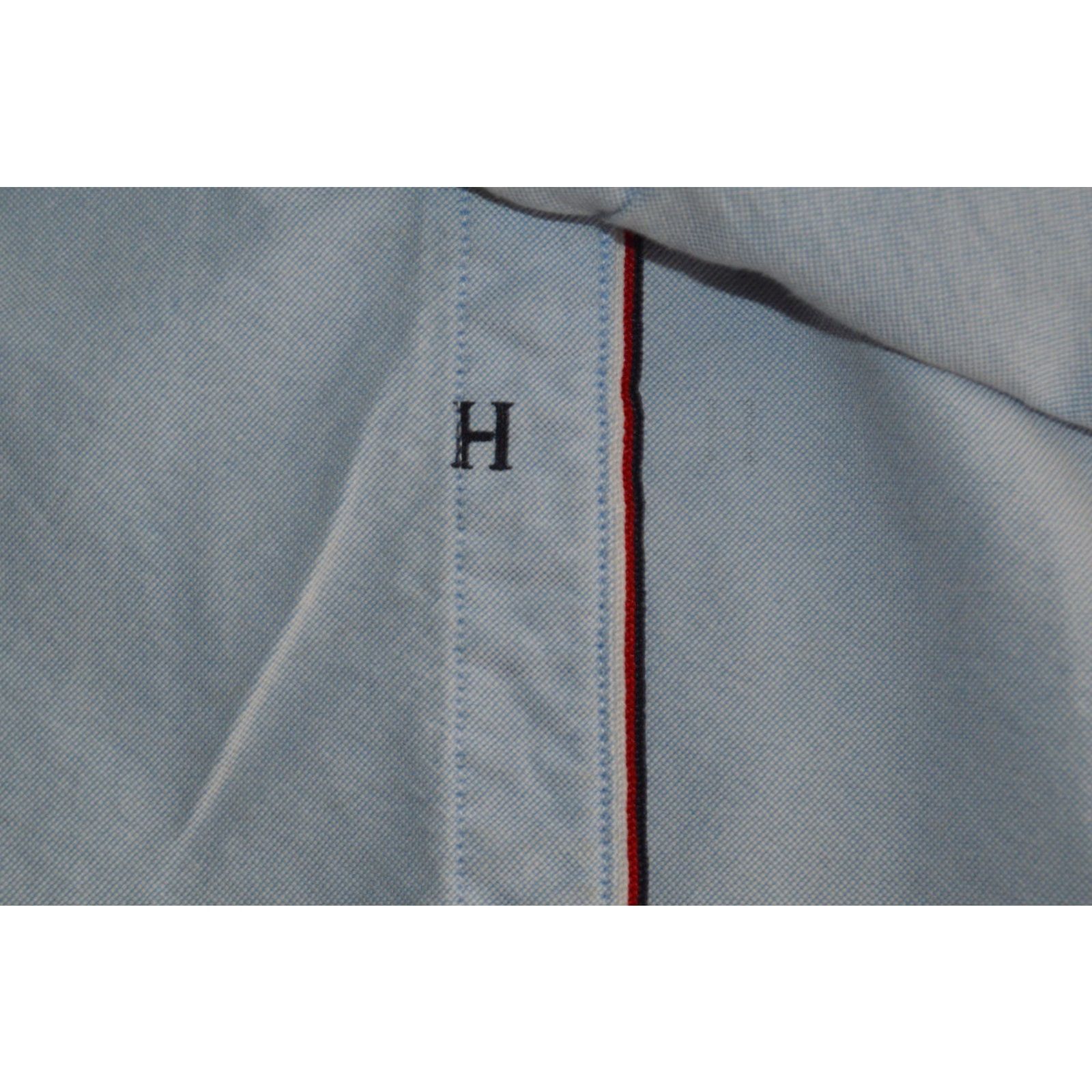 Tommy Hilfiger Tommy Hilfiger Button-Up Oxford Shirt XXL Men Blue Casual Business Logo Preppy Shirt Size US XXL / EU 58 / 5 - 5 Thumbnail