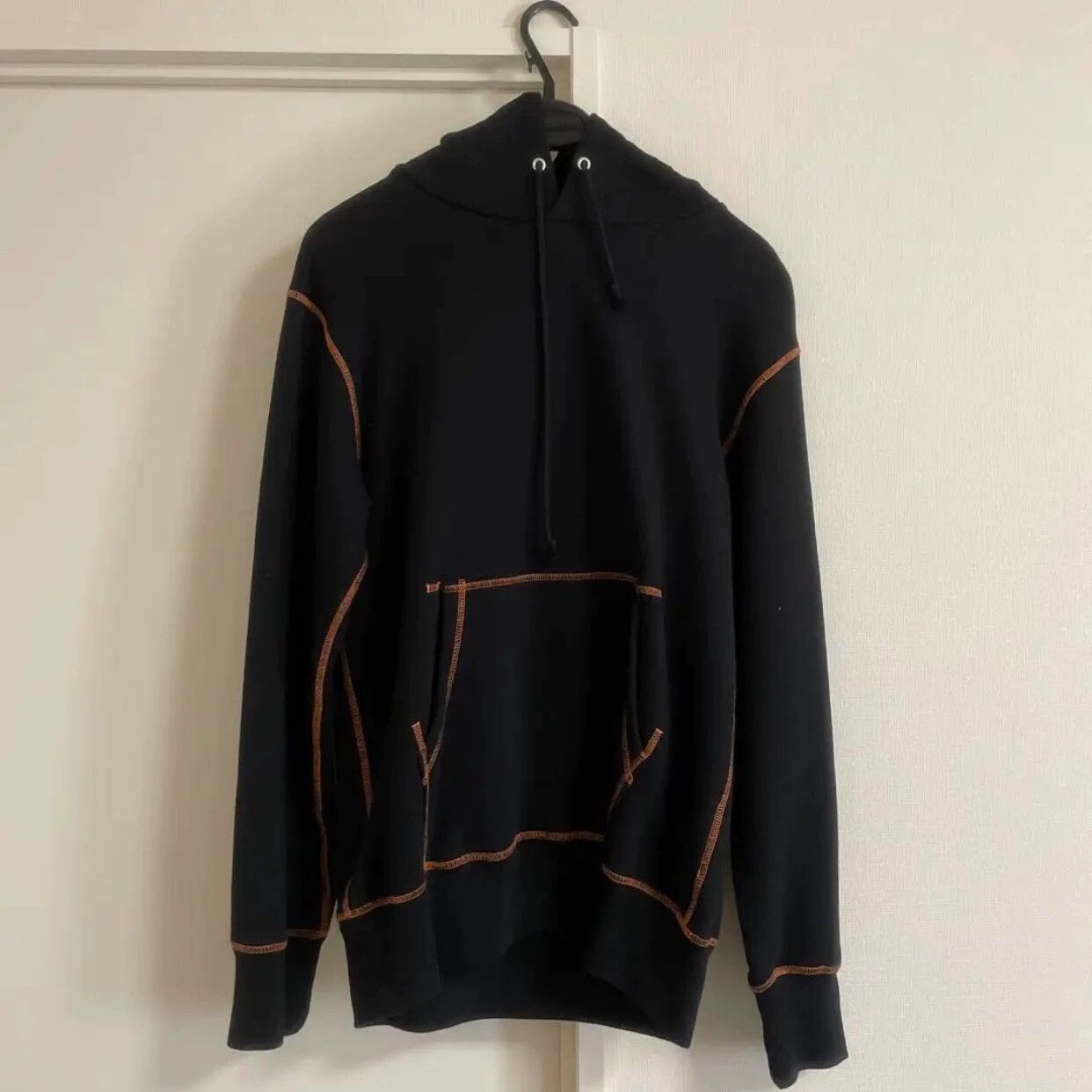 Comme des Garcons Comme Des Garcons Orange lined black hoodie jacket -DMC Size US M / EU 48-50 / 2 - 1 Thumbnail