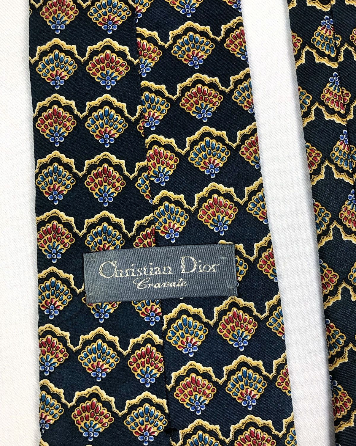 Christian Dior Monsieur Rare Vintage Christian Dior Cravate Silk Tie Made in Canada Size ONE SIZE - 5 Thumbnail