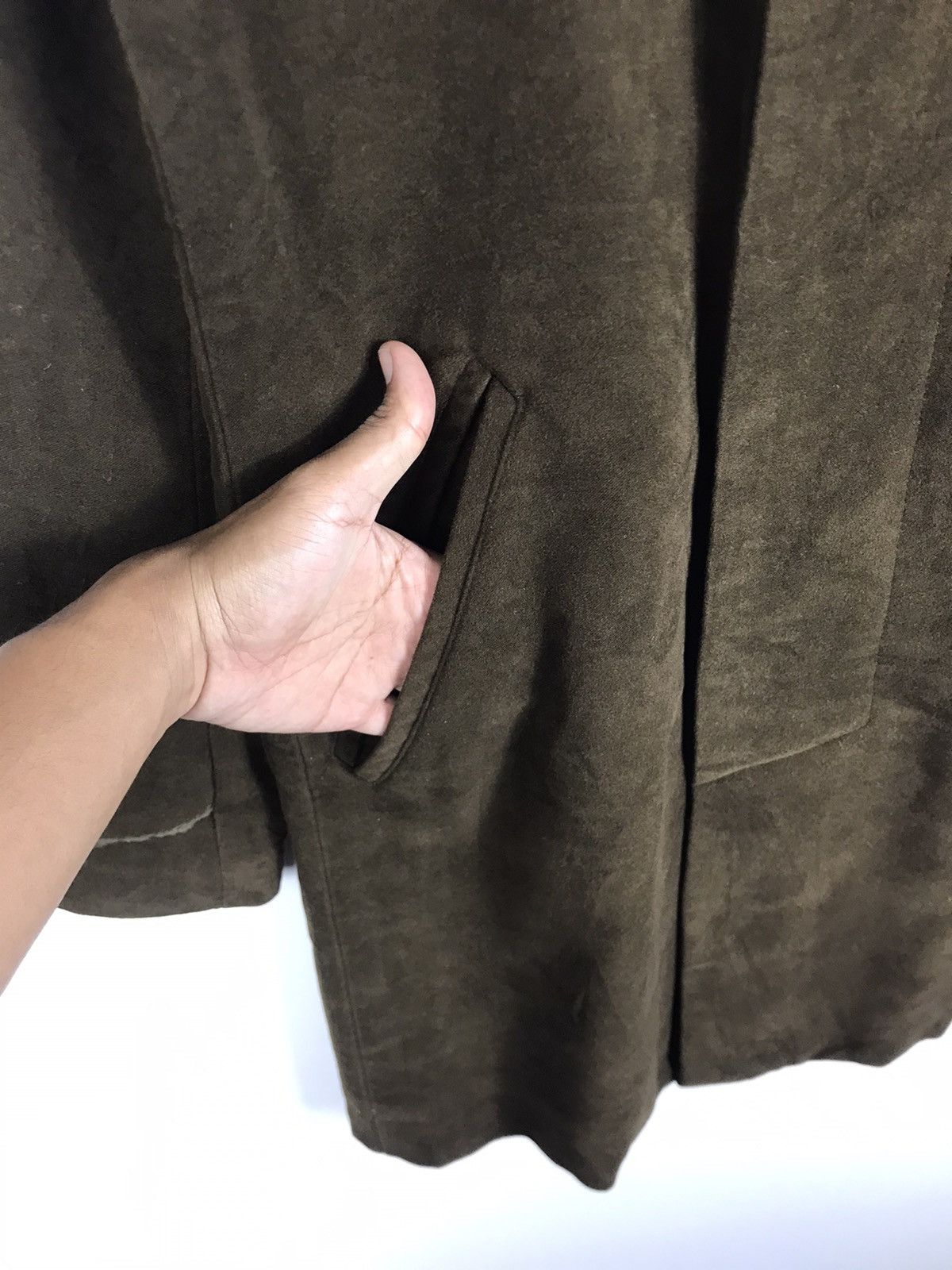 Japanese Brand × Vintage ⚡️Vintage Super Hakka Wool Button Long Jacket Size M / US 6-8 / IT 42-44 - 6 Thumbnail