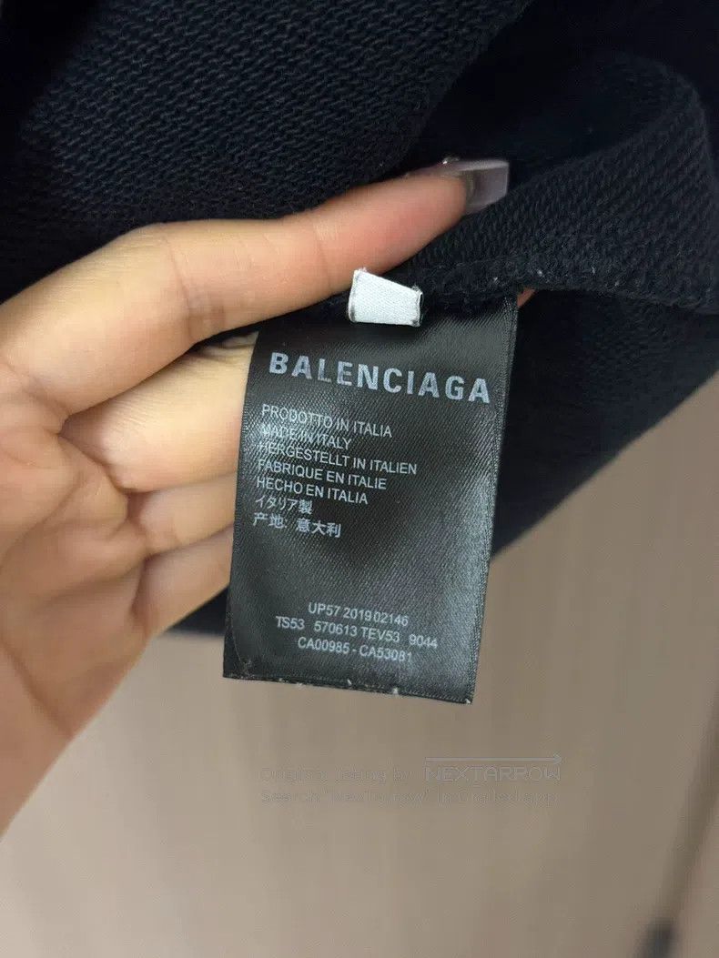 Balenciaga Balenciaga Hooded Sweatshirt Size US XL / EU 56 / 4 - 4 Thumbnail