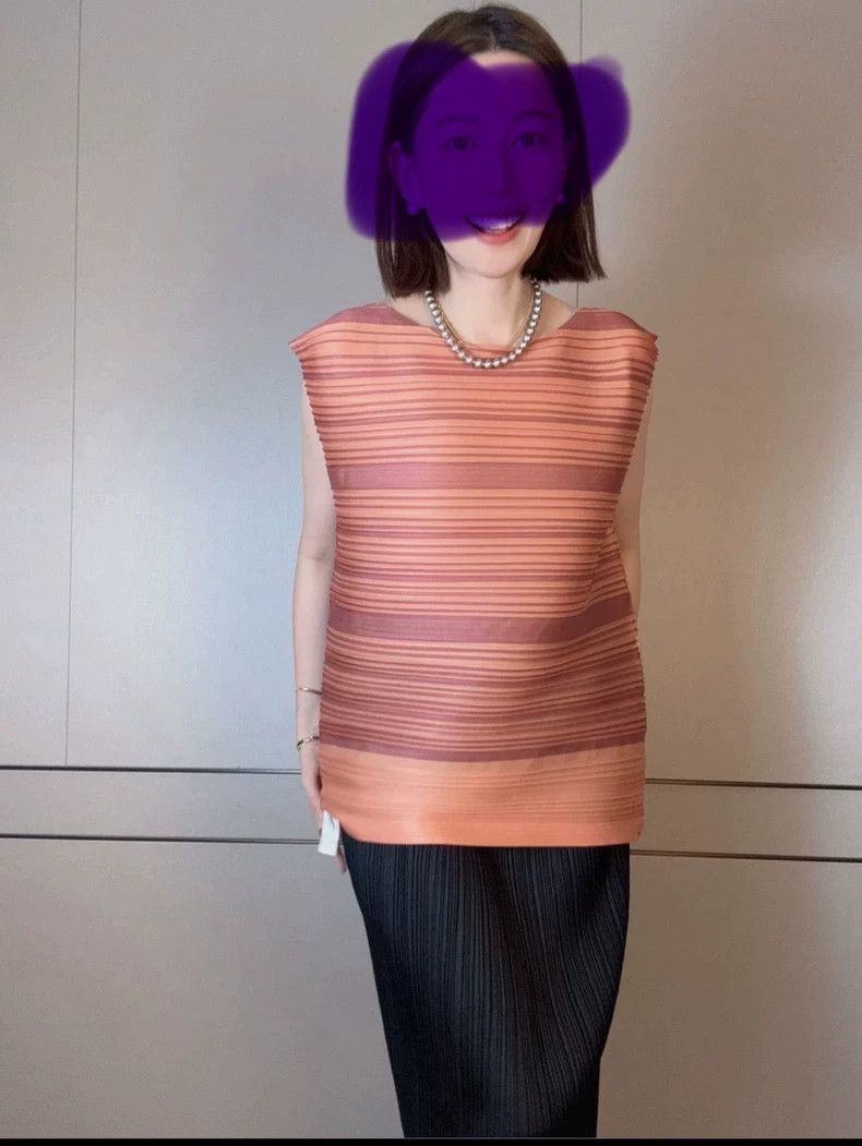 Issey Miyake Issey Miyake size:3 Orange vest Size XS / US 0-2 / IT 36-38 - 2 Thumbnail