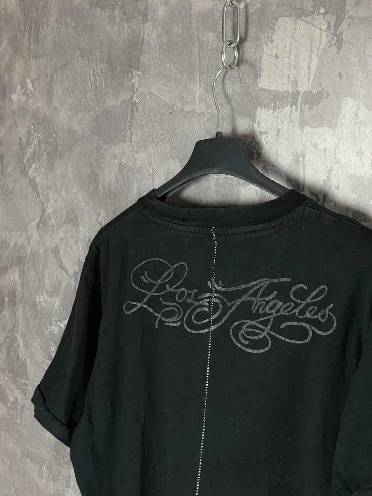 Affliction × Vintage Crazy Y2K Affliction Style Cyber Grunge Punk Black Tee Size US L / EU 52-54 / 3 - 7 Thumbnail