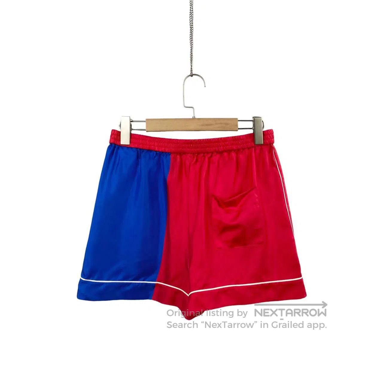 Dior Dior Red and blue color-blocked shorts| Size 26" / US 2 / IT 38 - 2 Thumbnail