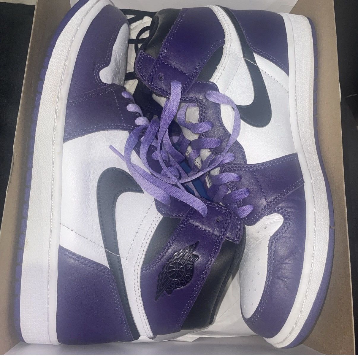 Jordan Brand Jordan 1 Retro OG High Court Purple 2.0 size 11.5 Size US 11.5 / EU 44-45 - 2 Thumbnail