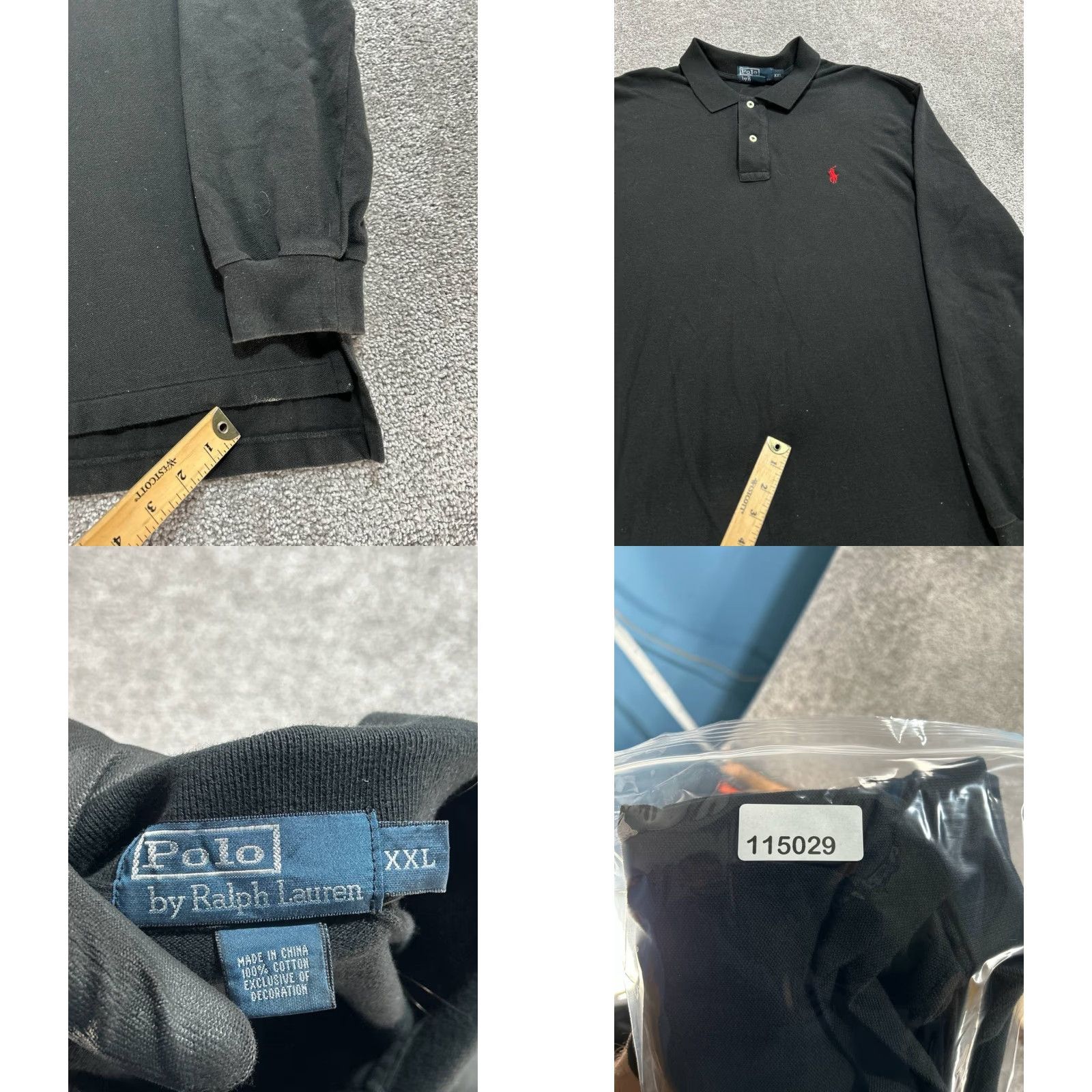 Polo Ralph Lauren Polo Shirt Mens XXL Black Cotton Polo By Ralph Lauren Short Sleeve Casual Wear Button Collar Knit Chest 52 Modern Golf Regular Pants? Size US XXL / EU 58 / 5 - 8 Thumbnail