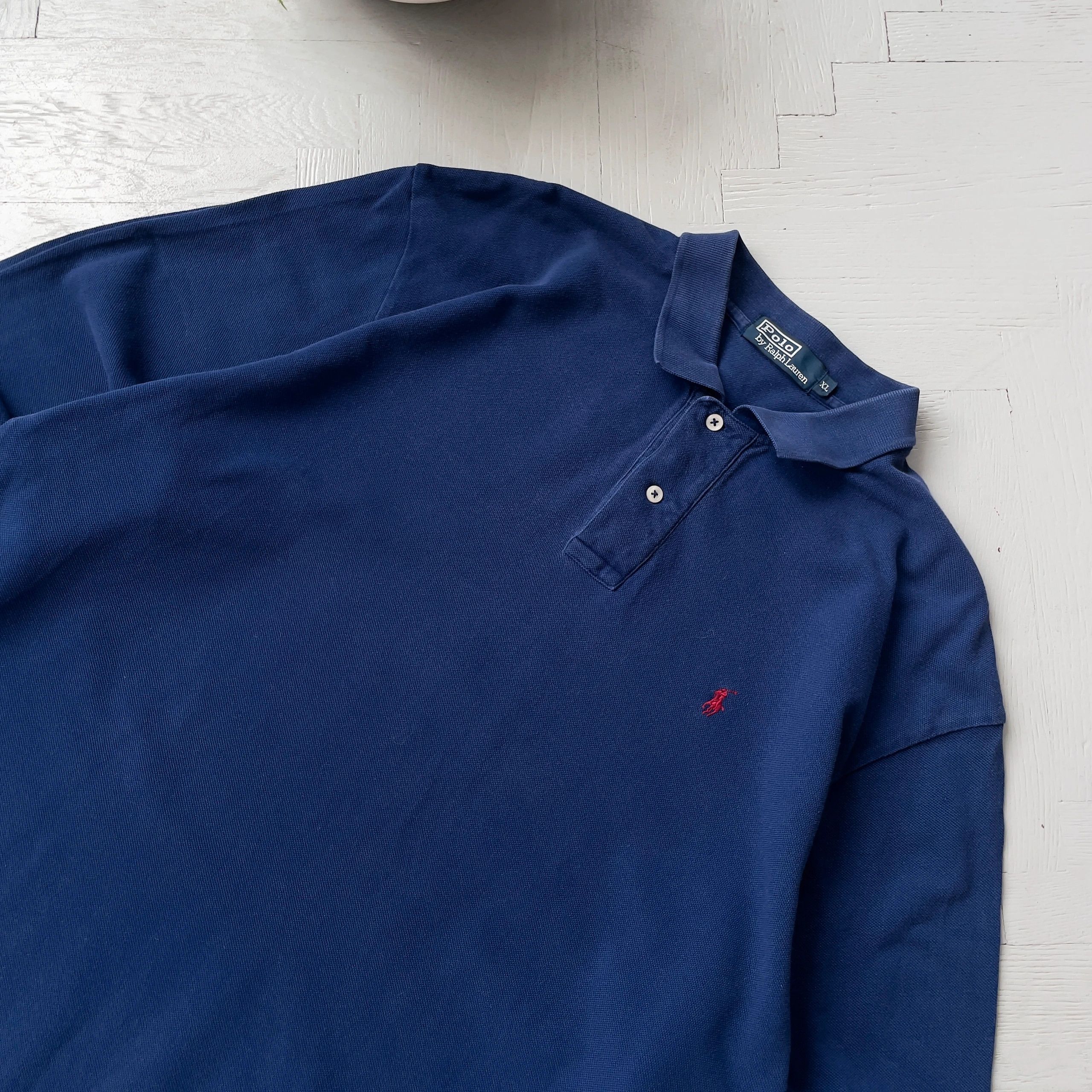 Polo Ralph Lauren Polo Ralph Lauren Preppy Long Sleeve Polo Shirt Size US XL / EU 56 / 4 - 4 Thumbnail