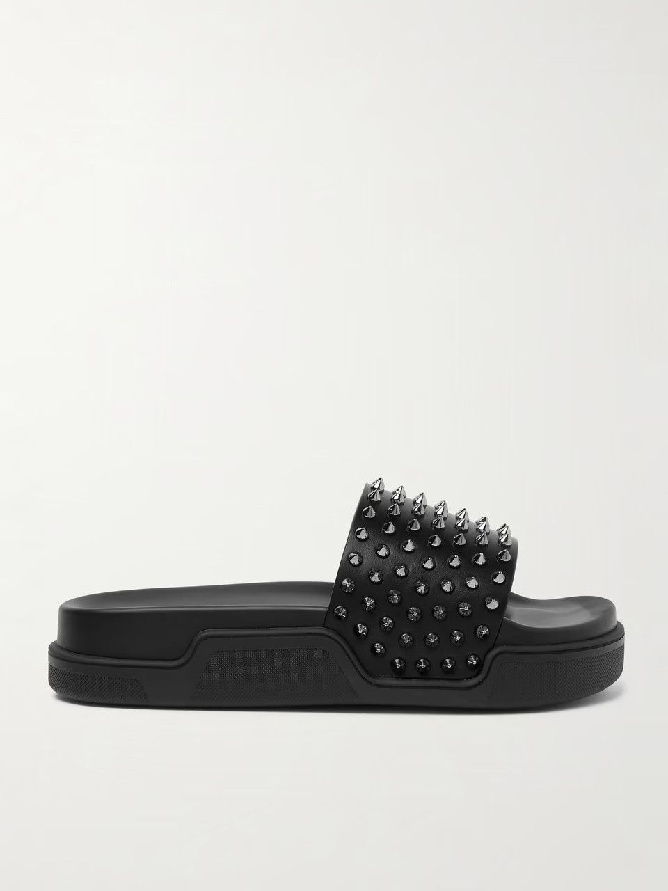 Christian Louboutin o1bcso1str1024 Sandal in Black Size US 10 / EU 43 - 1 Thumbnail