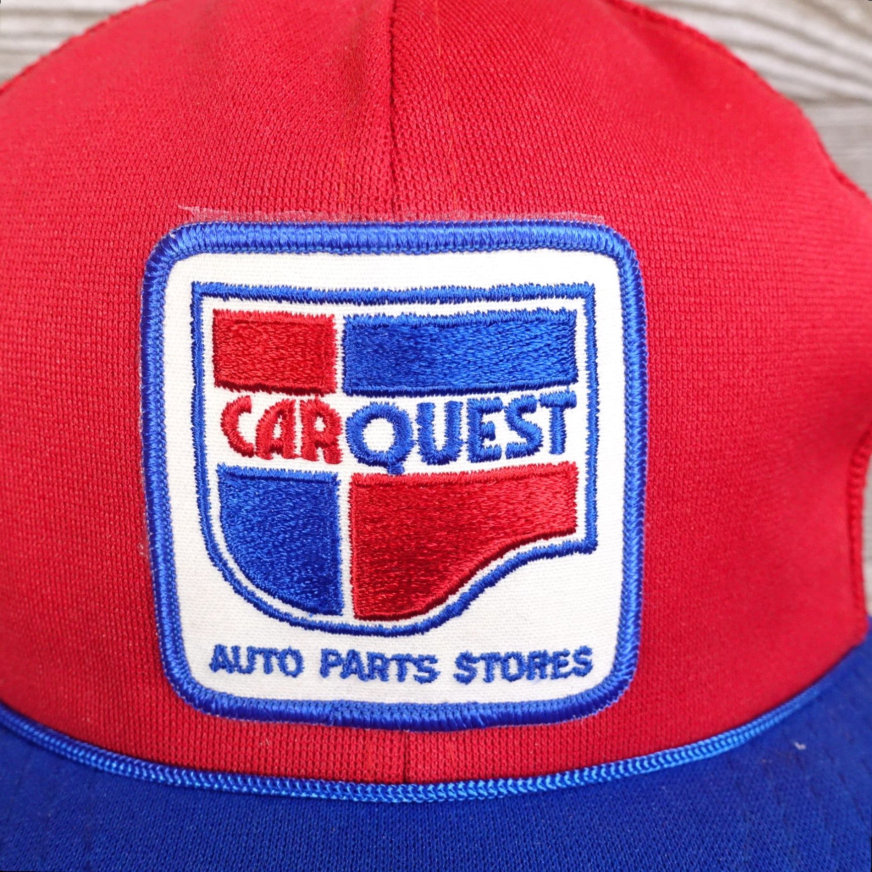 Quest VINTAGE THE PRO CAR QUEST AUTO PARTS RED BASEBALL CAP ADJUSTABLE UNISEX Size ONE SIZE - 2 Thumbnail