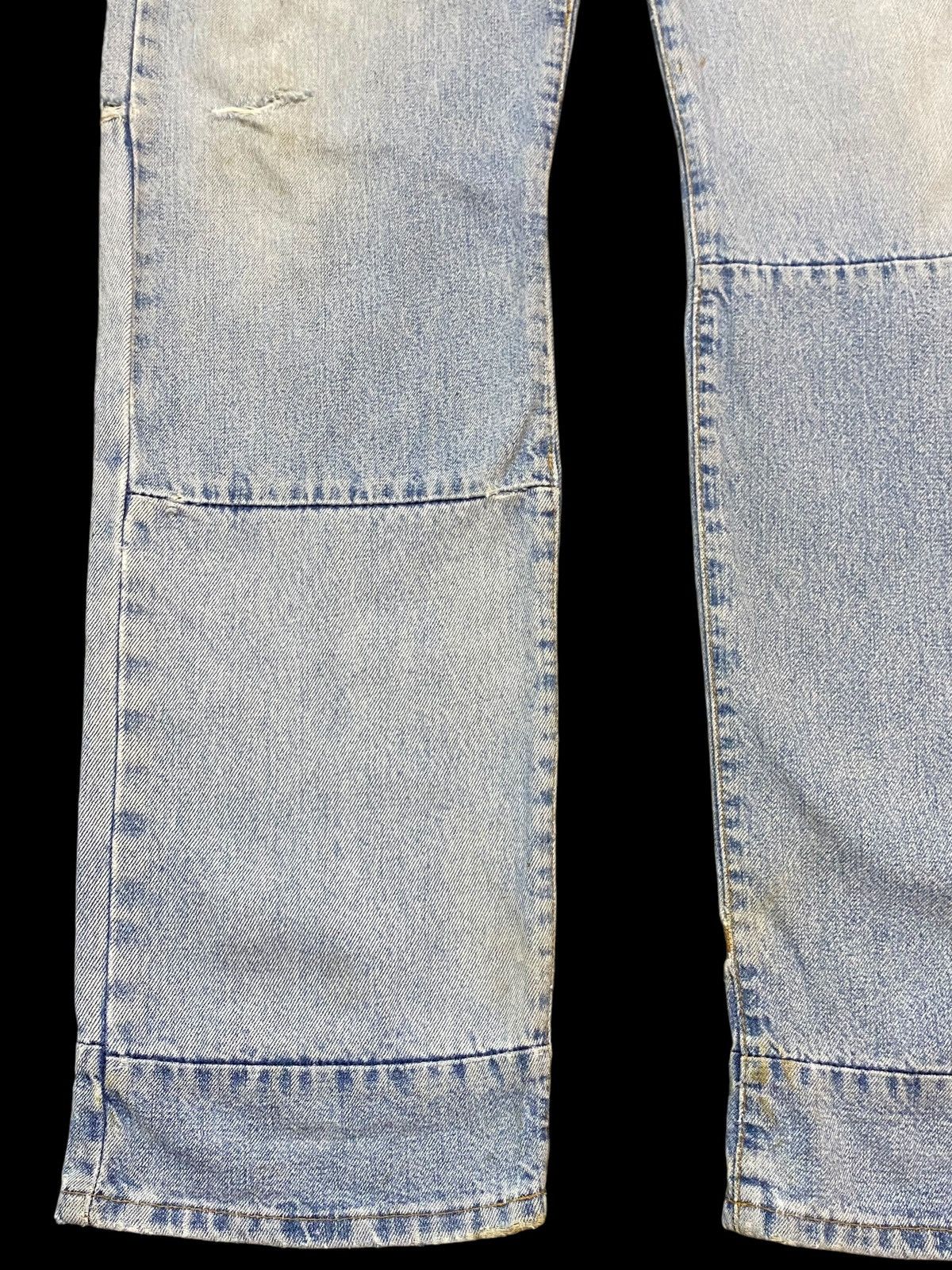Mason's Vintage Masons by Silver Stone Faded Wash Distressed Jeans Size US 30 / EU 46 - 7 Thumbnail