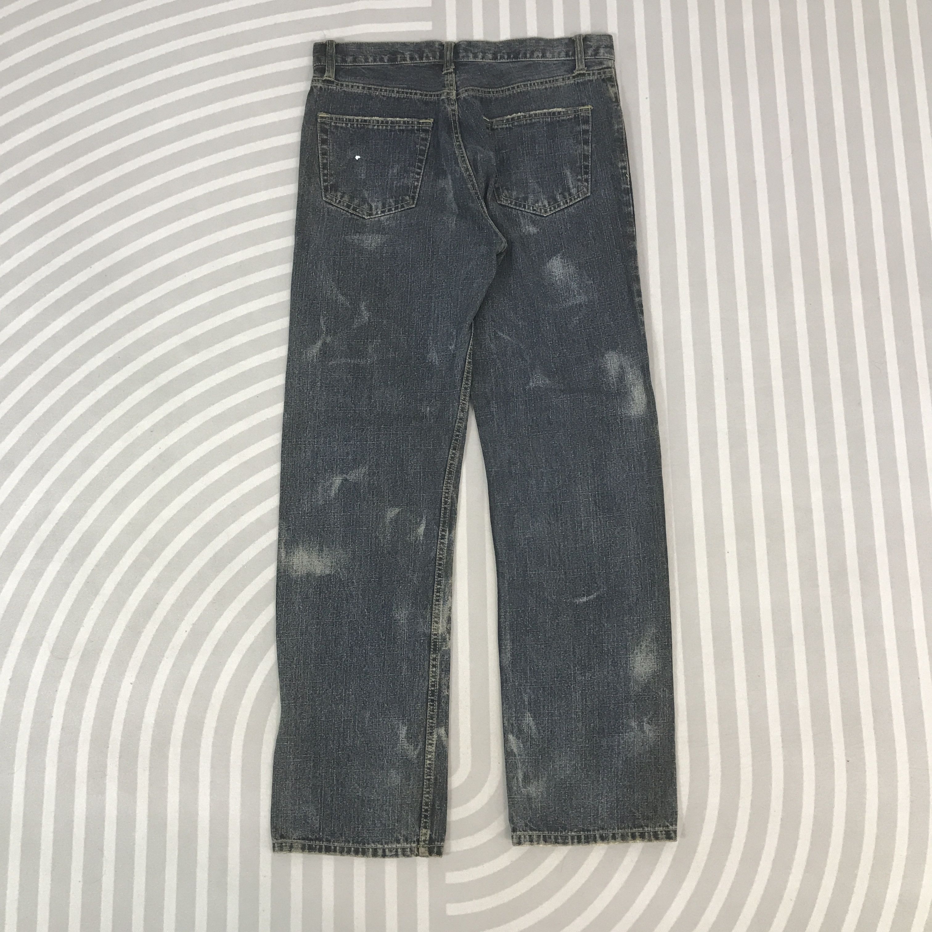 Japanese Brand Gothic style design Free Beat japan Denim pants K54B14 Size US 32 / EU 48 - 4 Thumbnail