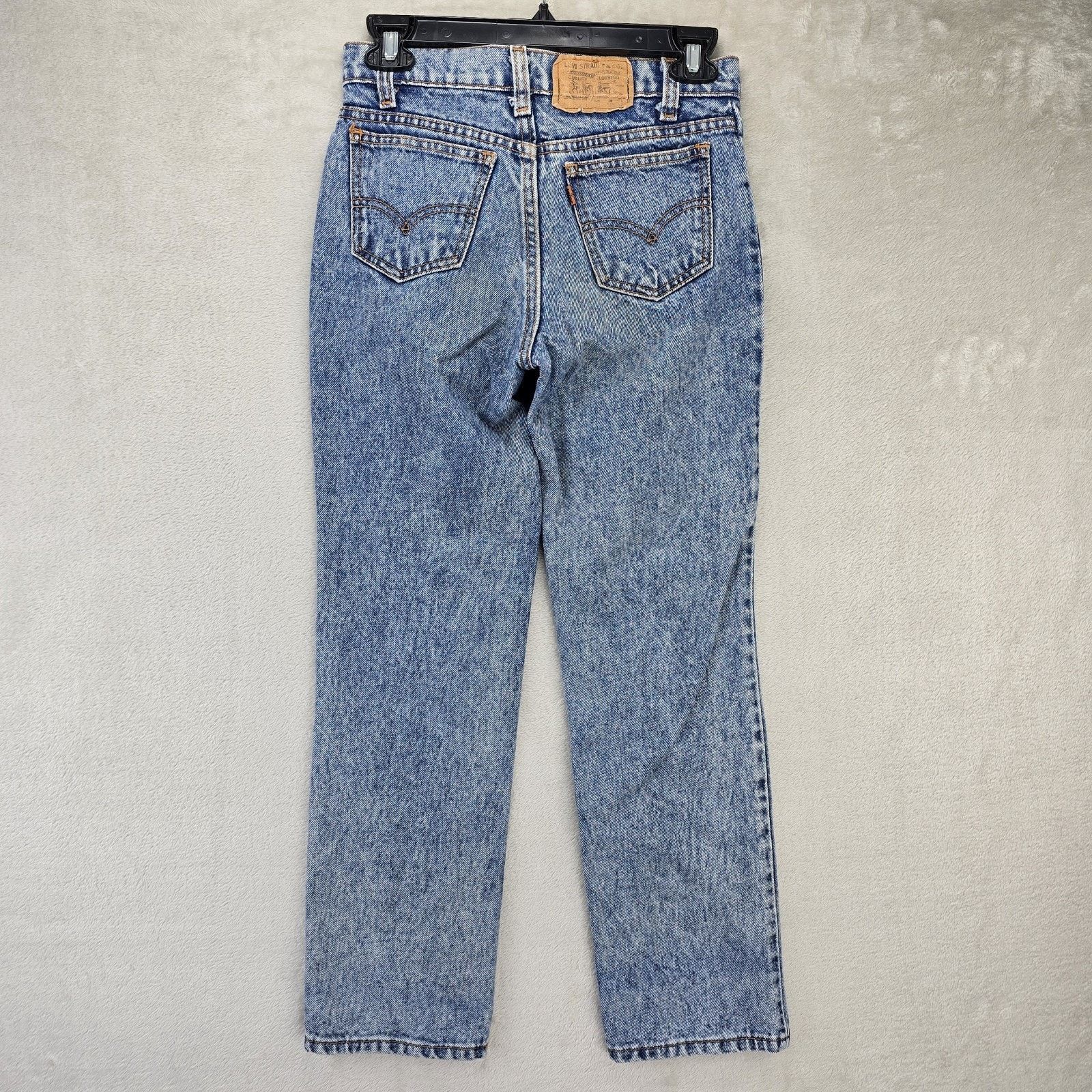 Levi's Vintage 80s Levis 505 Jeans Womens 14 (Fits 26x26) Acid Wash Size 26" / US 2 / IT 38 - 7 Thumbnail