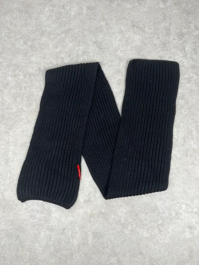 Prada AW2005 Prada Dark Wool Classy Scarf Size ONE SIZE - 3 Thumbnail