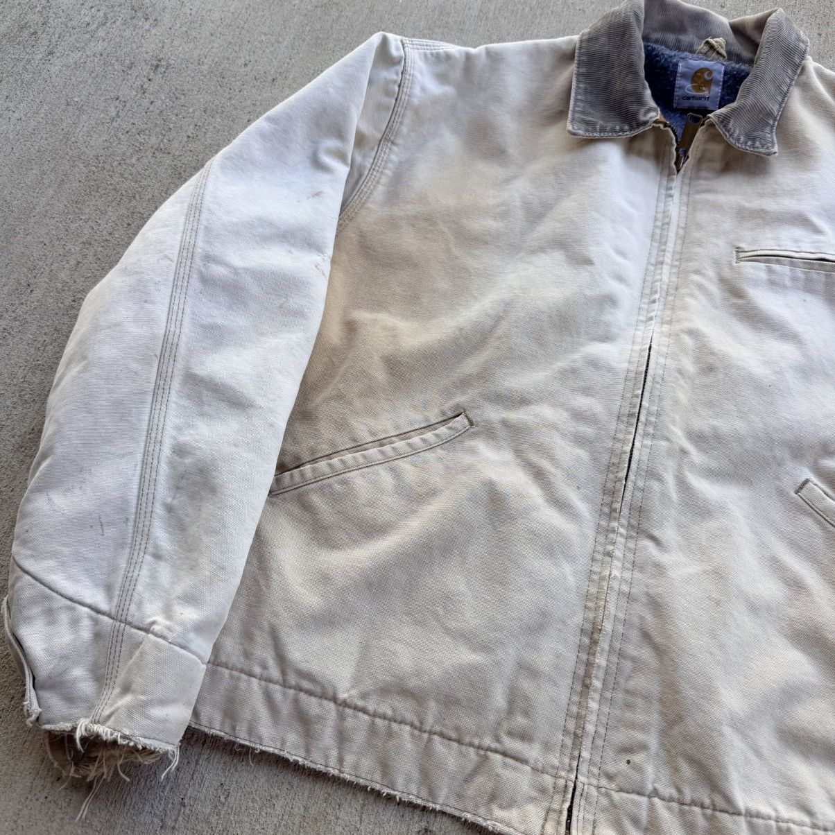 Carhartt × Stussy Carhartt Jacket J97 Tan Detroit Jacket Blanket Lined Size XL Size US XL / EU 56 / 4 - 3 Thumbnail