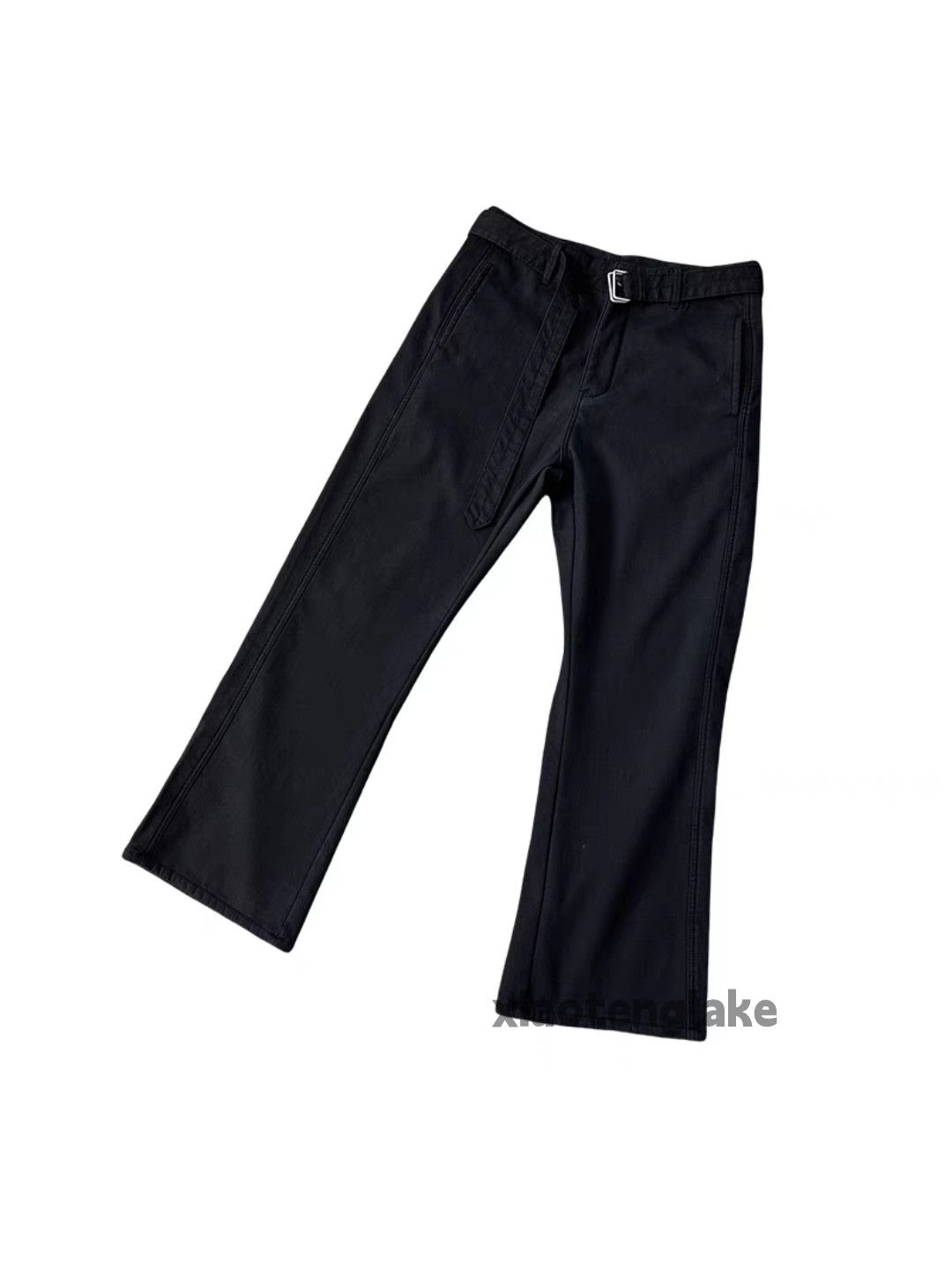 Designer × Japanese Brand × Vintage washed faded cleanfit yuppie punk flared work pants Size US 30 / EU 46 - 4 Thumbnail