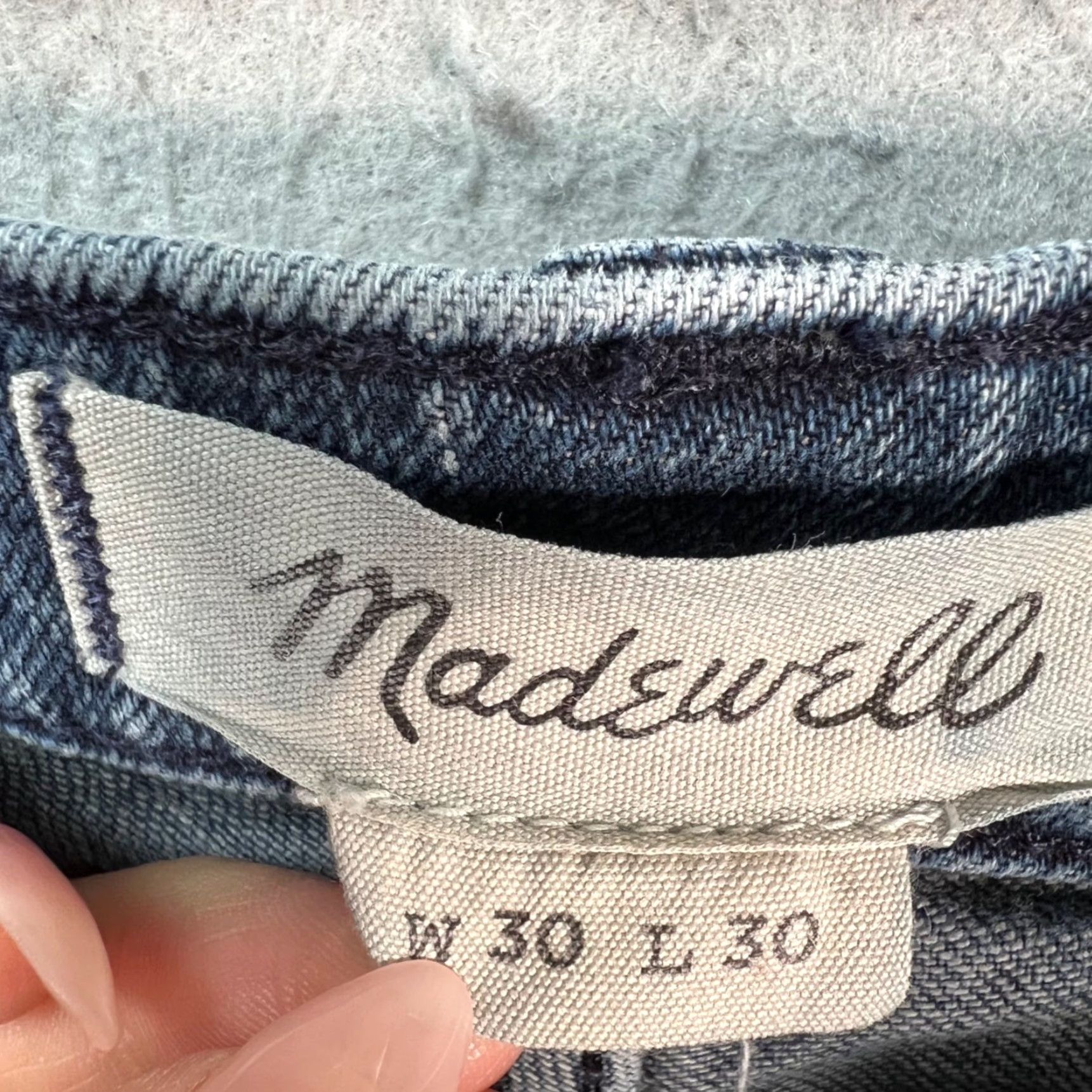 Madewell Madewell Jeans Slim 30 x 30 Denim Blue Cotton Blend 5-Pocket Mens Size US 30 / EU 46 - 3 Thumbnail