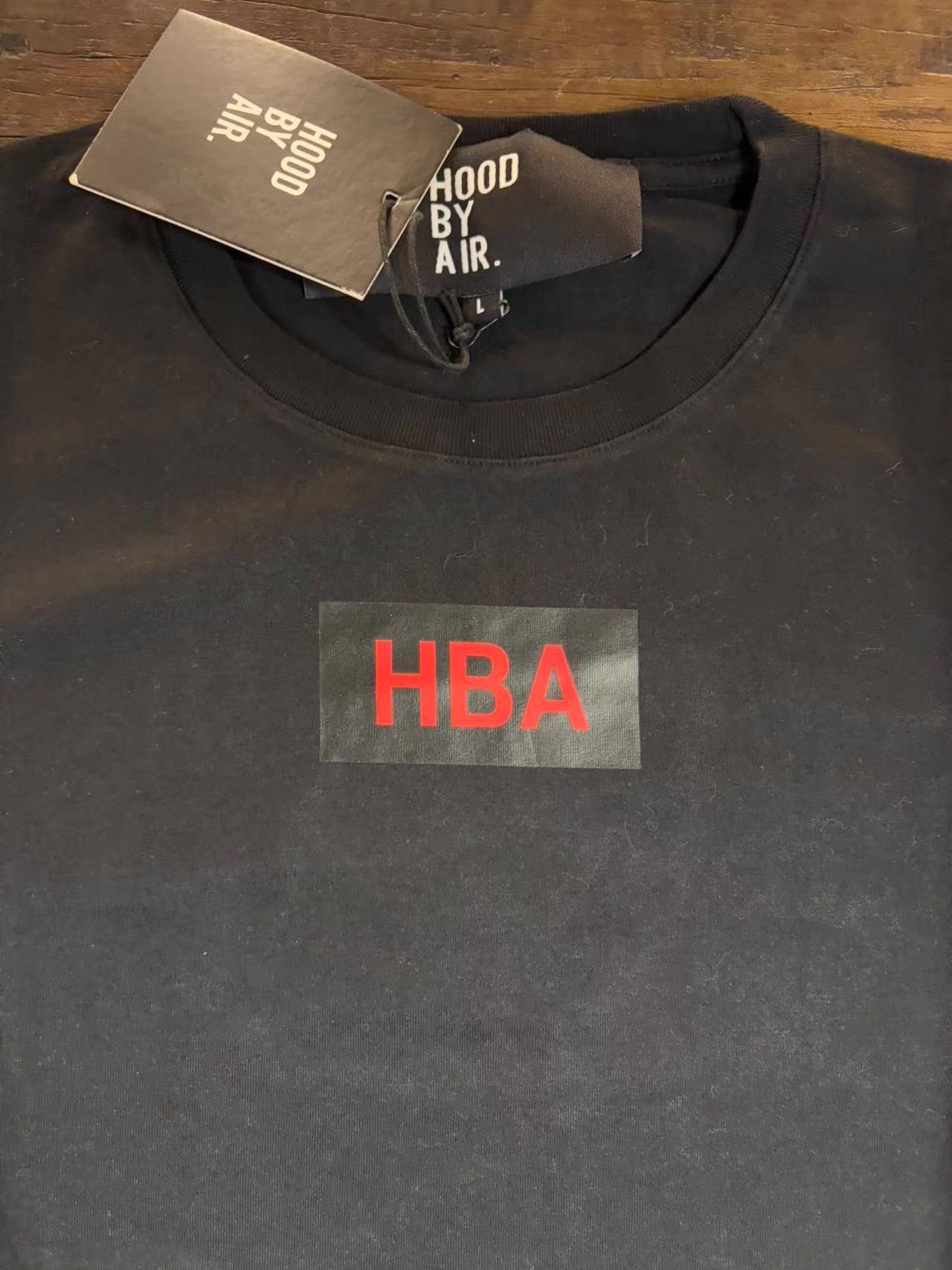 Hood By Air HBA HOOD BY AIR 15FW Black Title Sleeve LS Tee Ｑ25 Size US L / EU 52-54 / 3 - 3 Thumbnail