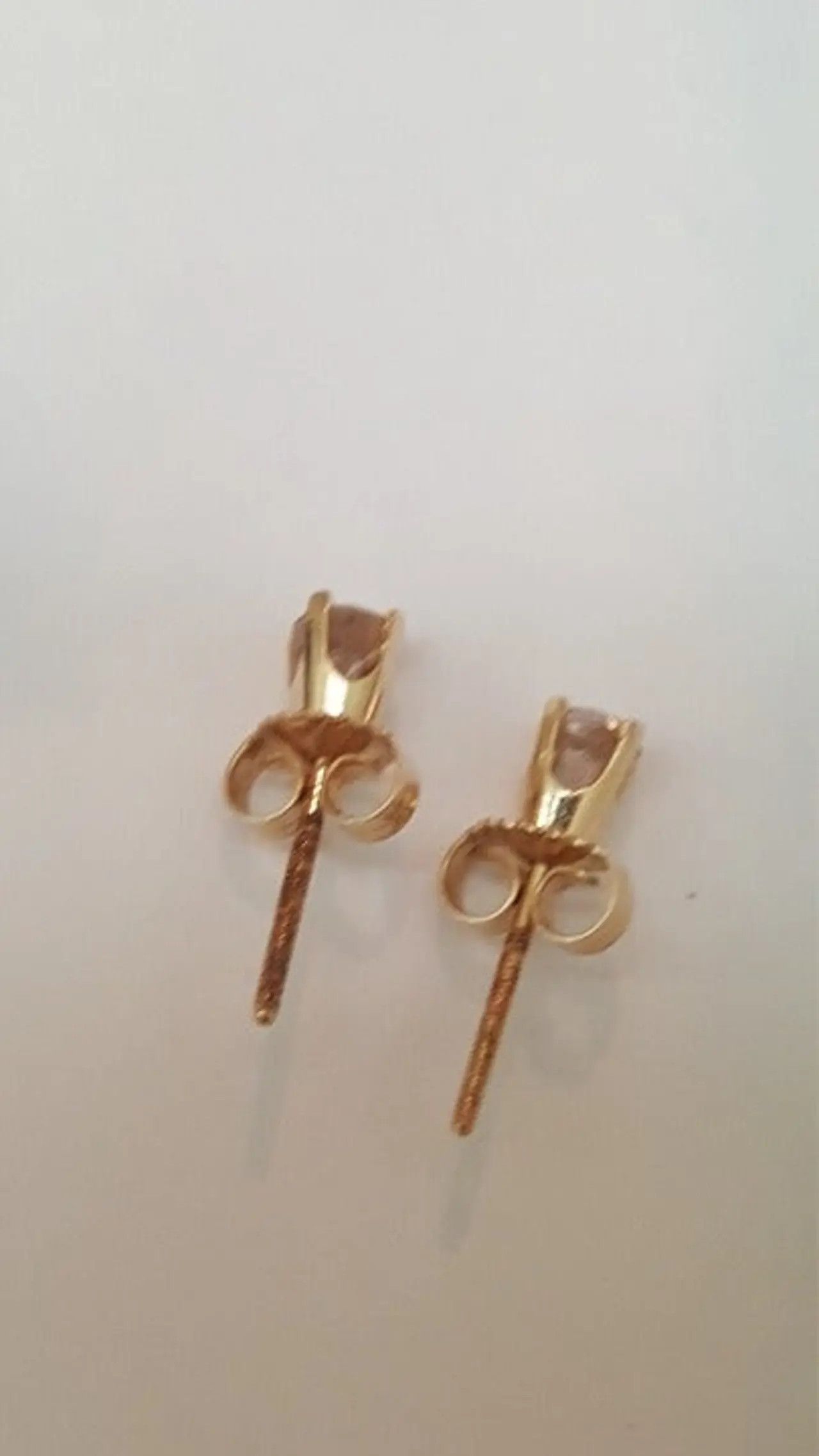 Other Estate .35ct Diamond 14k Yellow Gold Earrings Size ONE SIZE - 2 Thumbnail