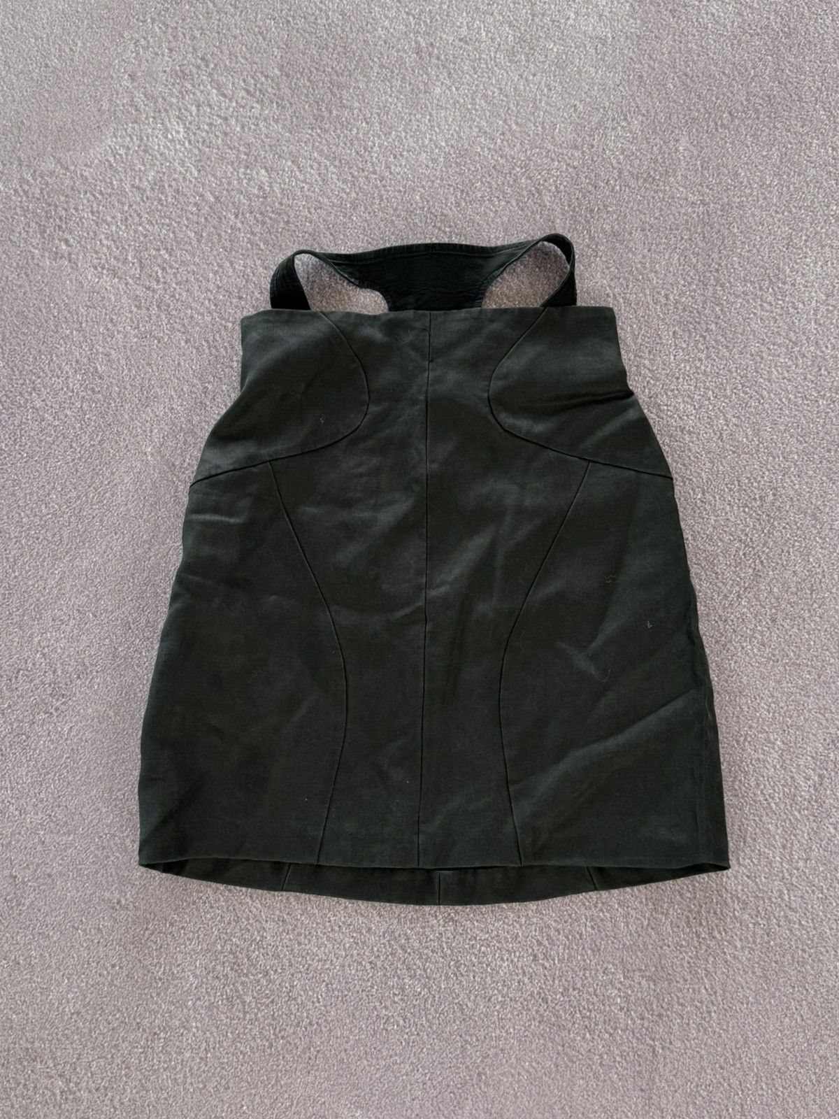 Versace Vintage Versace Futuristic Y2K Luxury Midi Skirt Size 28" / US 6 / IT 42 - 2 Thumbnail