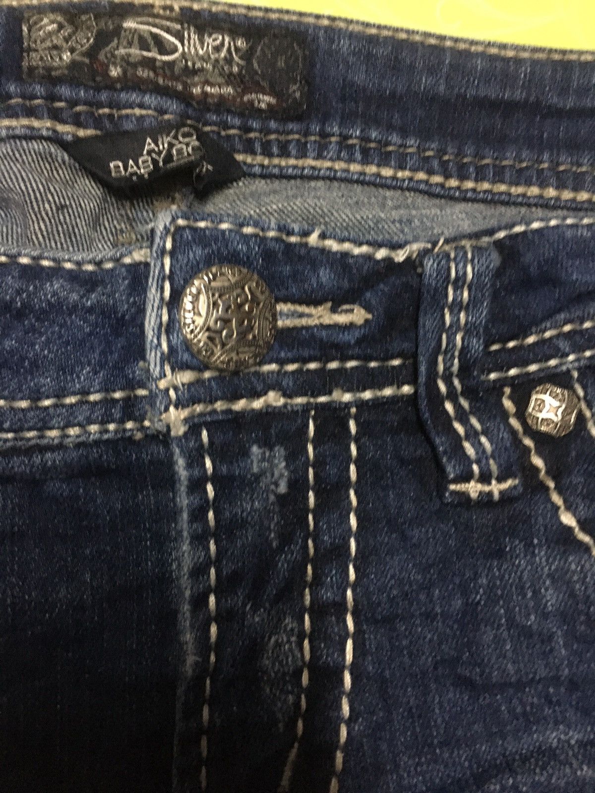 Silver Jeans Co. × Vintage Silver jeans aiko baby boot Size 32" / US 10 / IT 46 - 7 Thumbnail